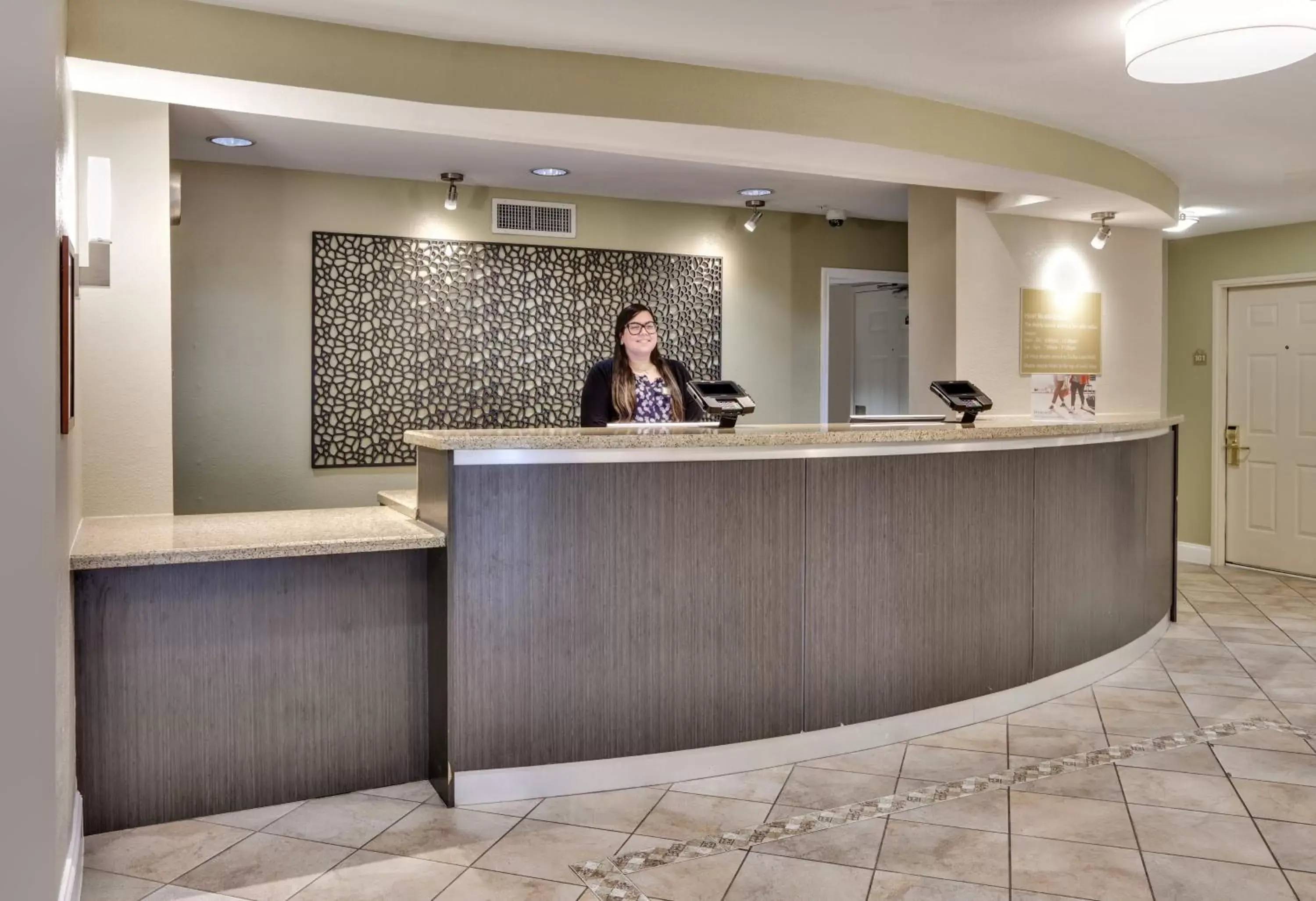 Lobby or reception, Lobby/Reception in Candlewood Suites Dallas Market Center-Love Field, an IHG Hotel