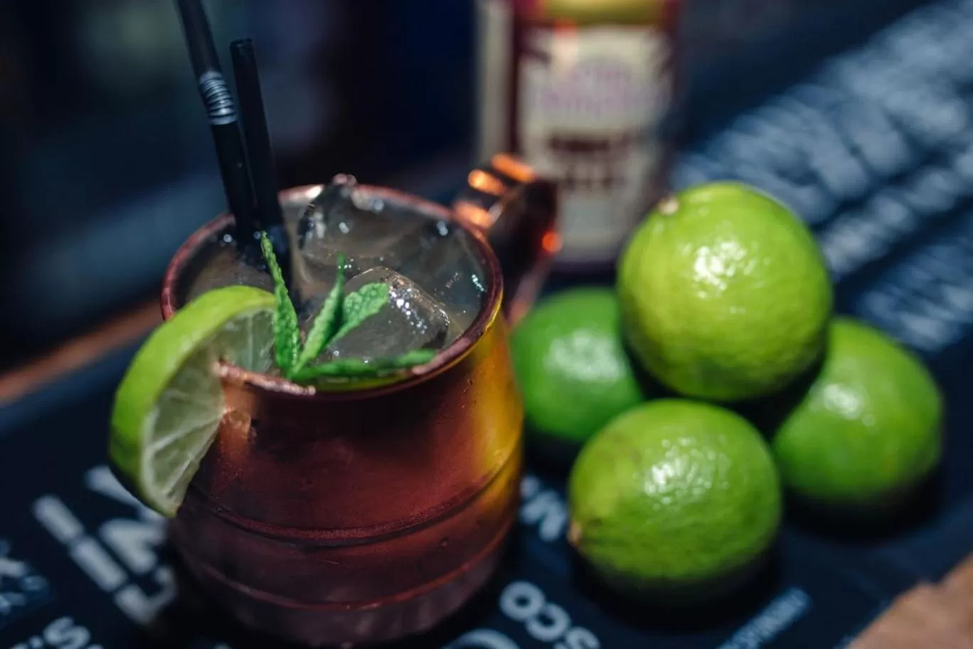 Drinks in The Strand Hotel, the former residence of Oscar Wilde