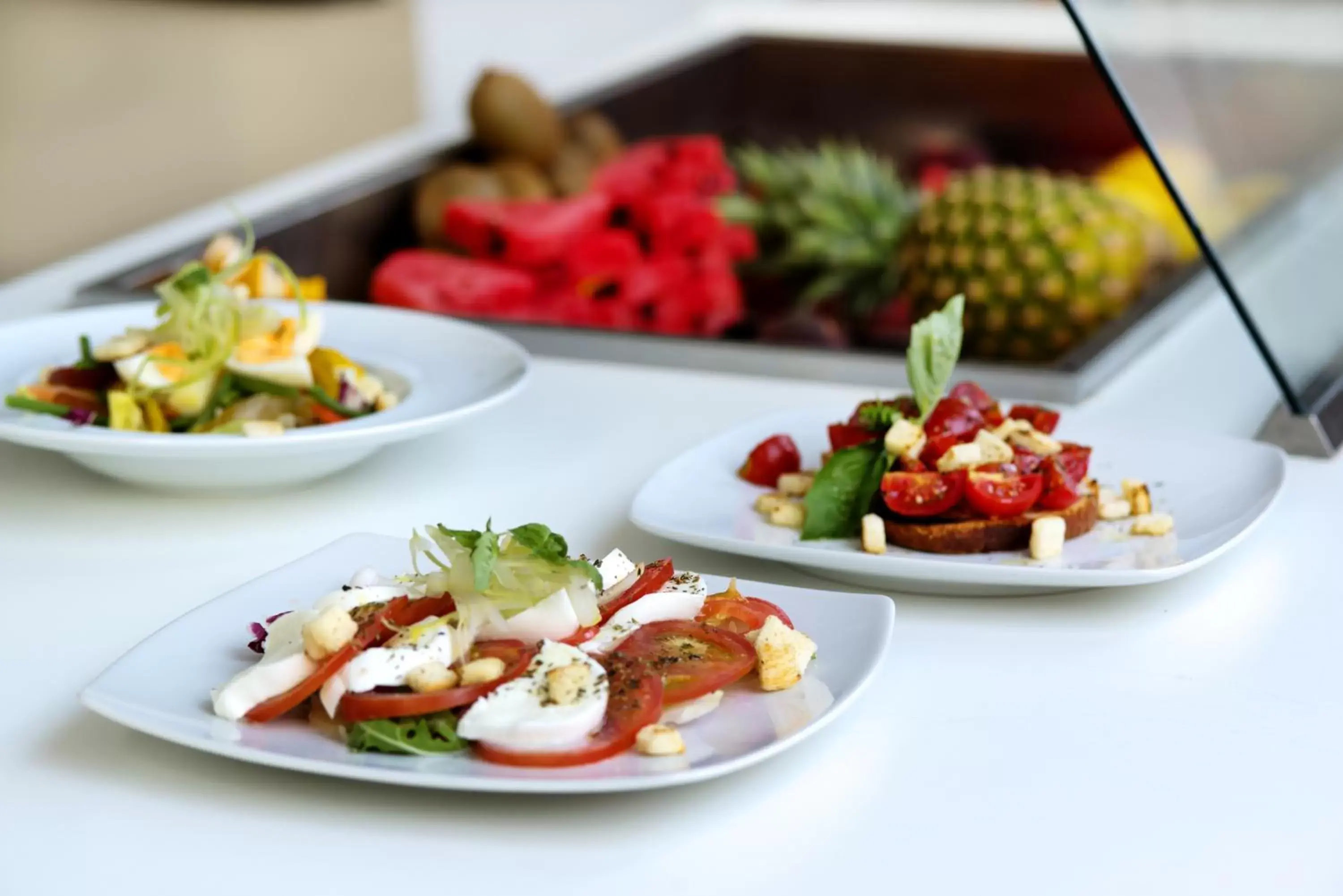 Food close-up, Lunch and Dinner in Hotel Villa Durrueli Resort & Spa