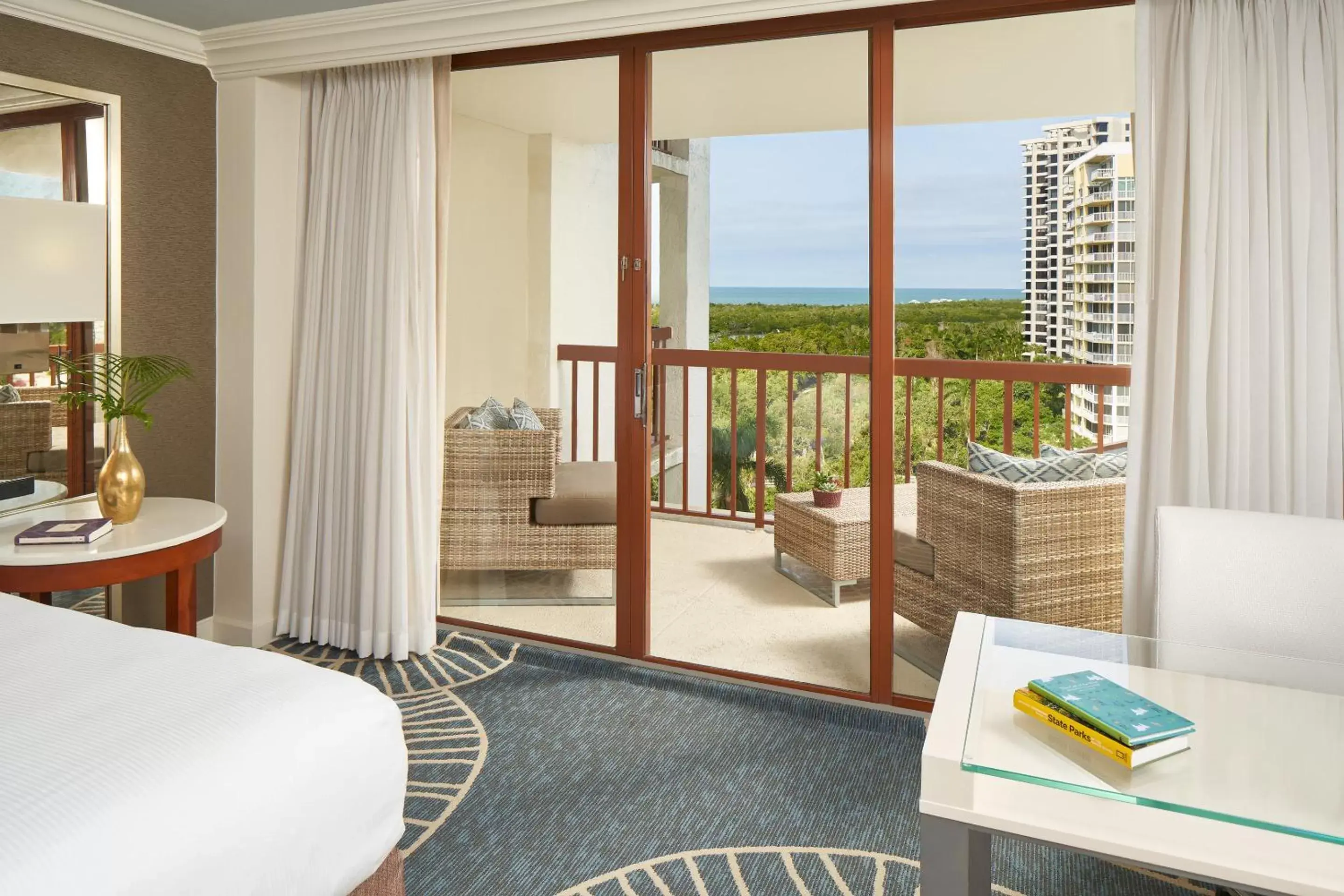Balcony/Terrace, Sea View in Naples Grande Beach Resort
