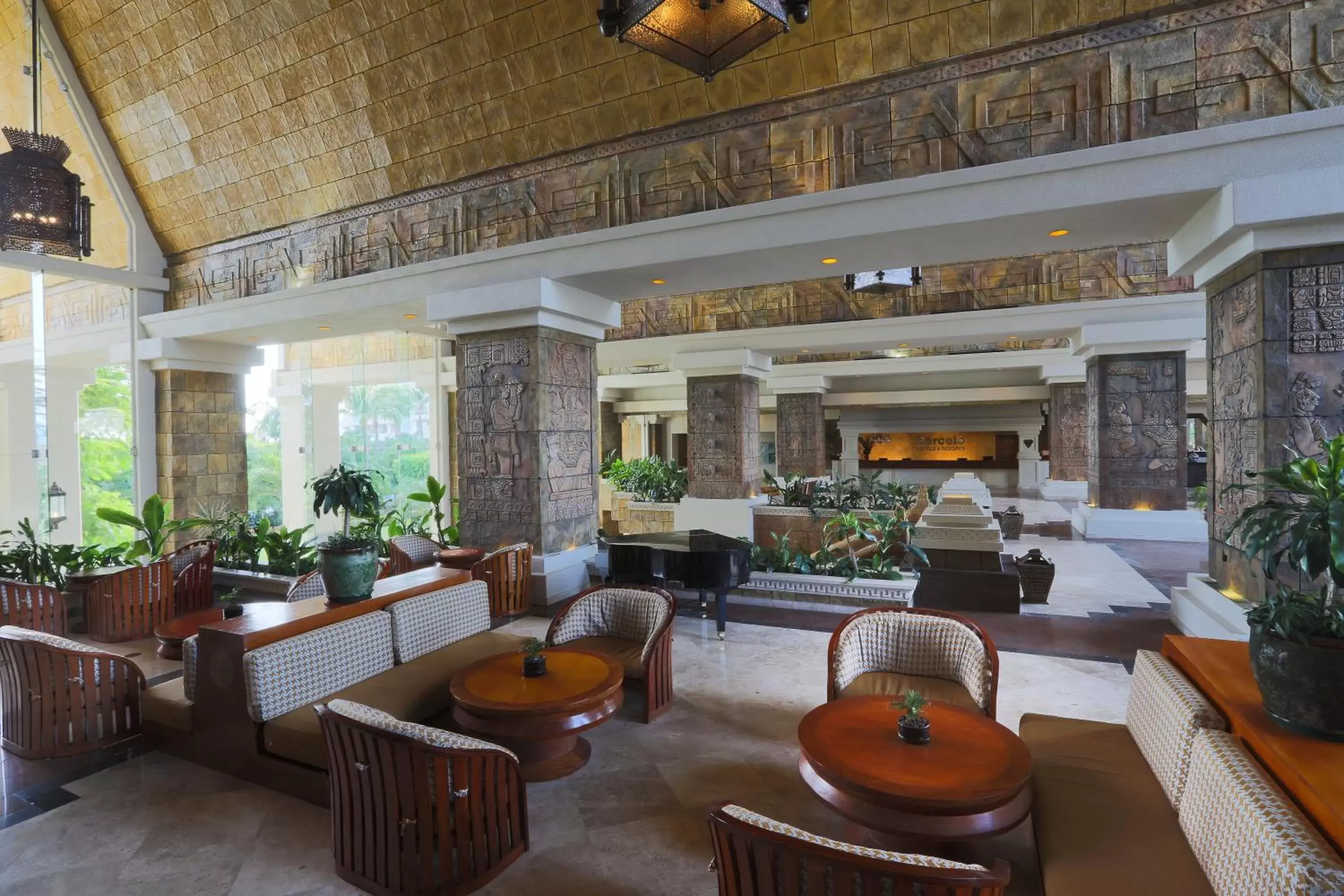Lobby or reception, Restaurant/Places to Eat in Barcelo Karmina - All Inclusive