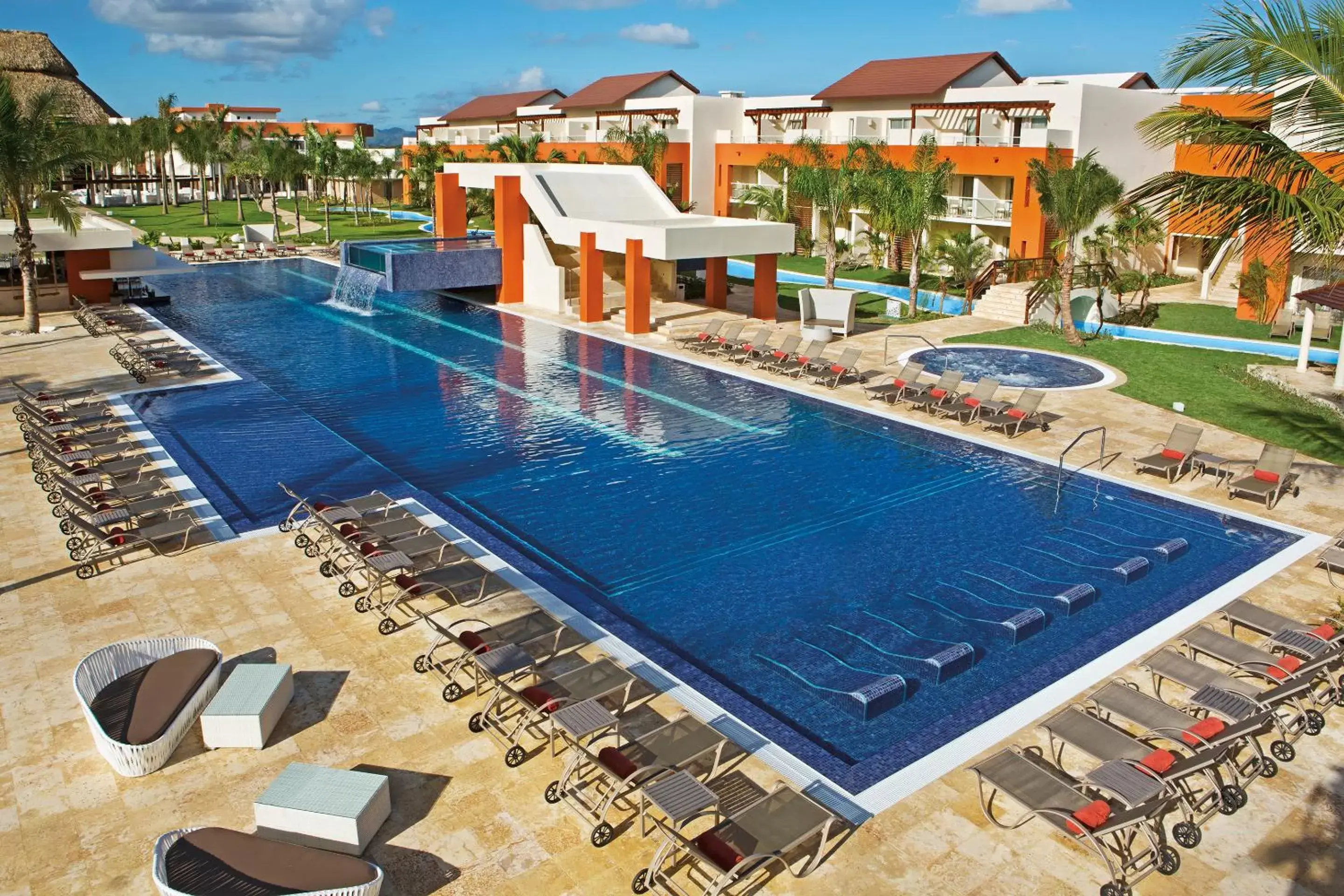 Swimming pool in Breathless Punta Cana Resort & Spa - Adults Only