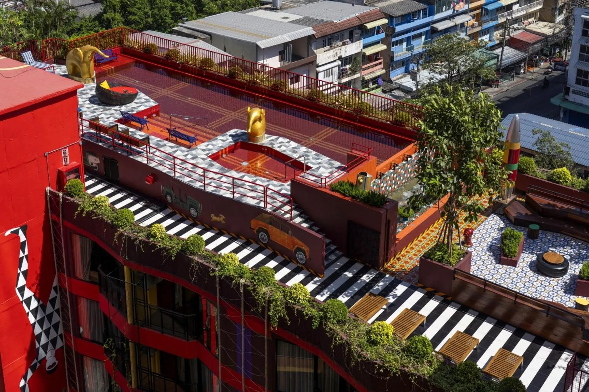 Bird's eye view in MeStyle Museum Hotel