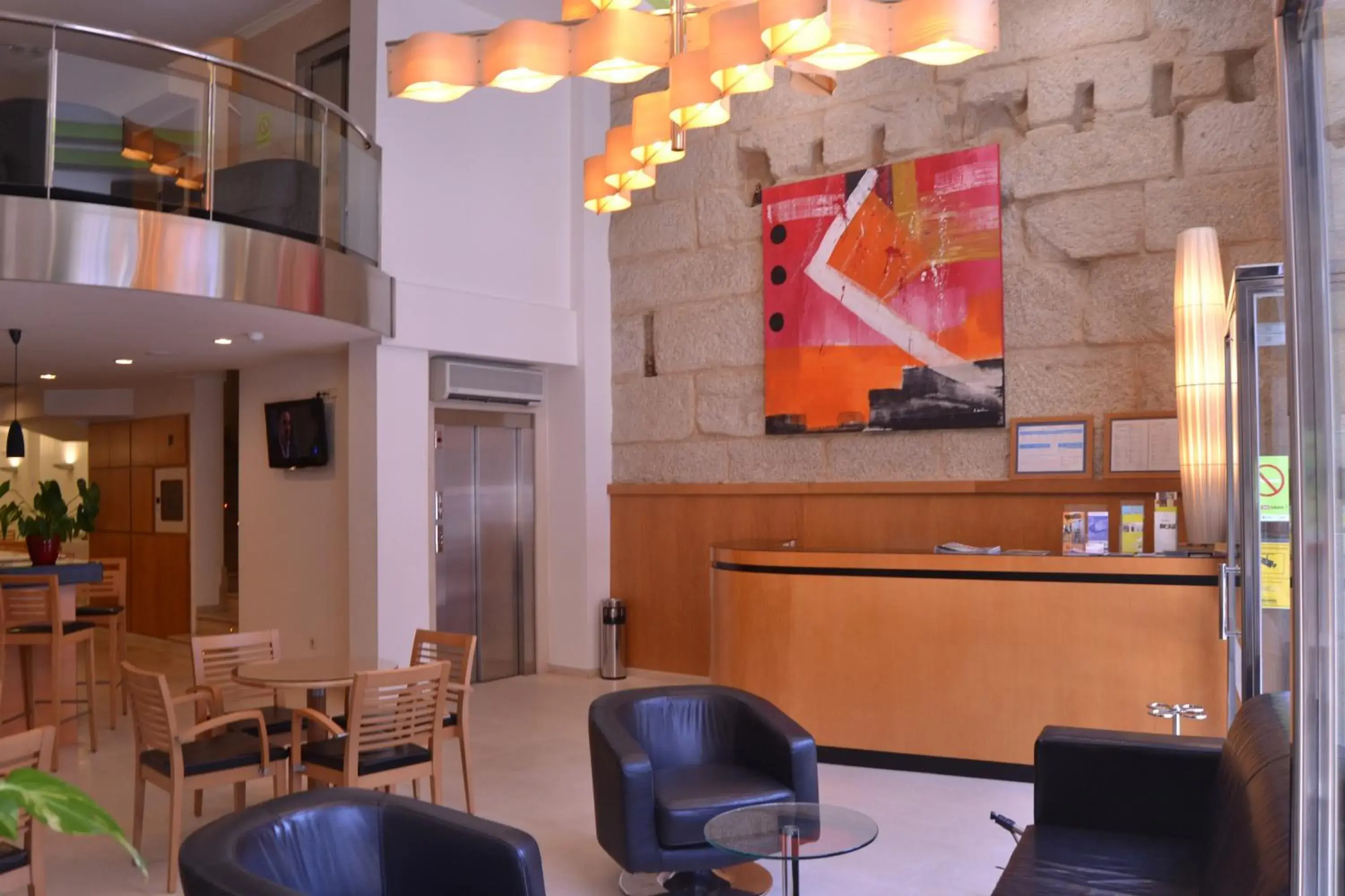 Lobby or reception, Lounge/Bar in Hotel Ogalia