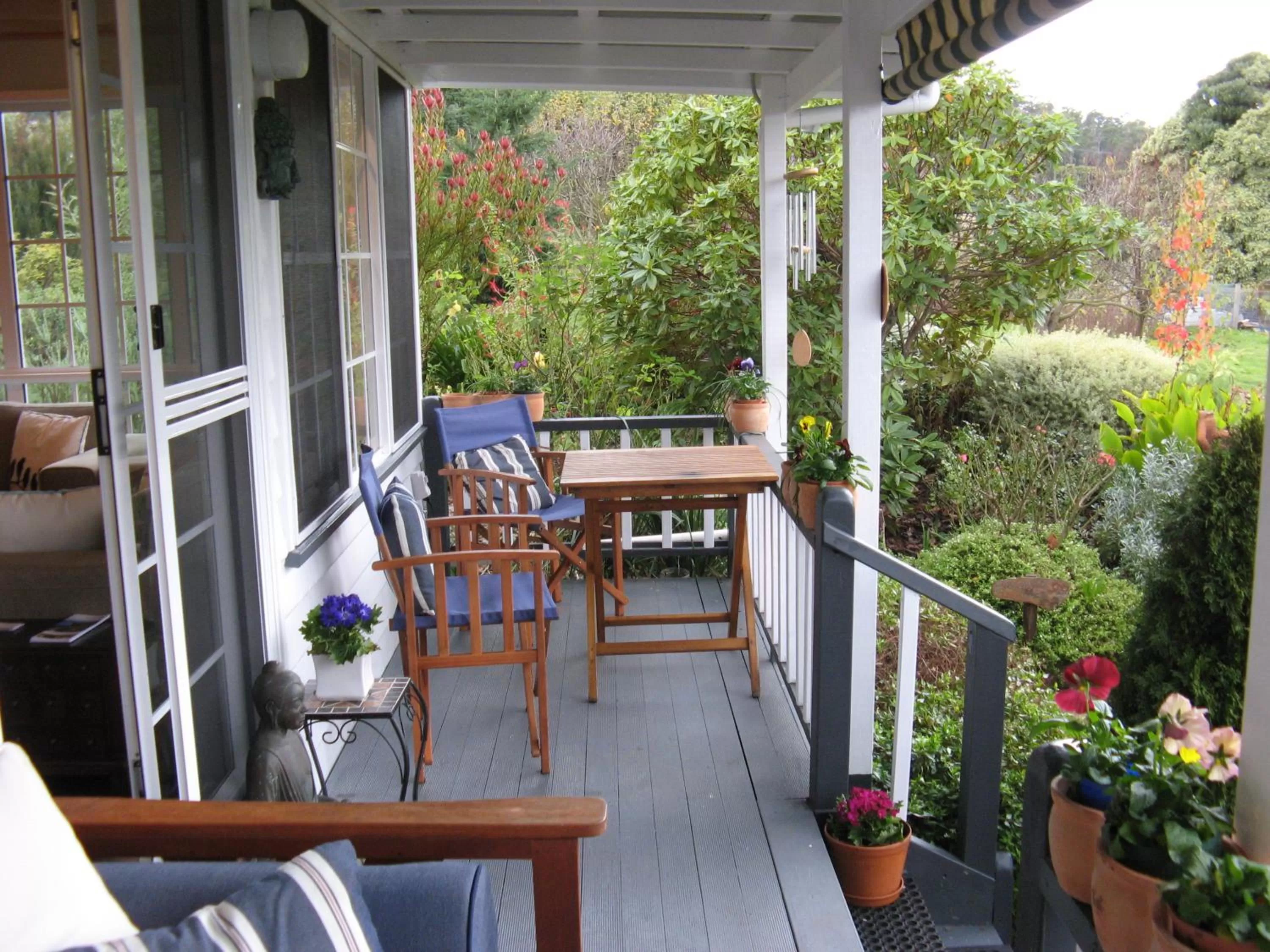 Balcony/Terrace in Hillside Bed and Breakfast
