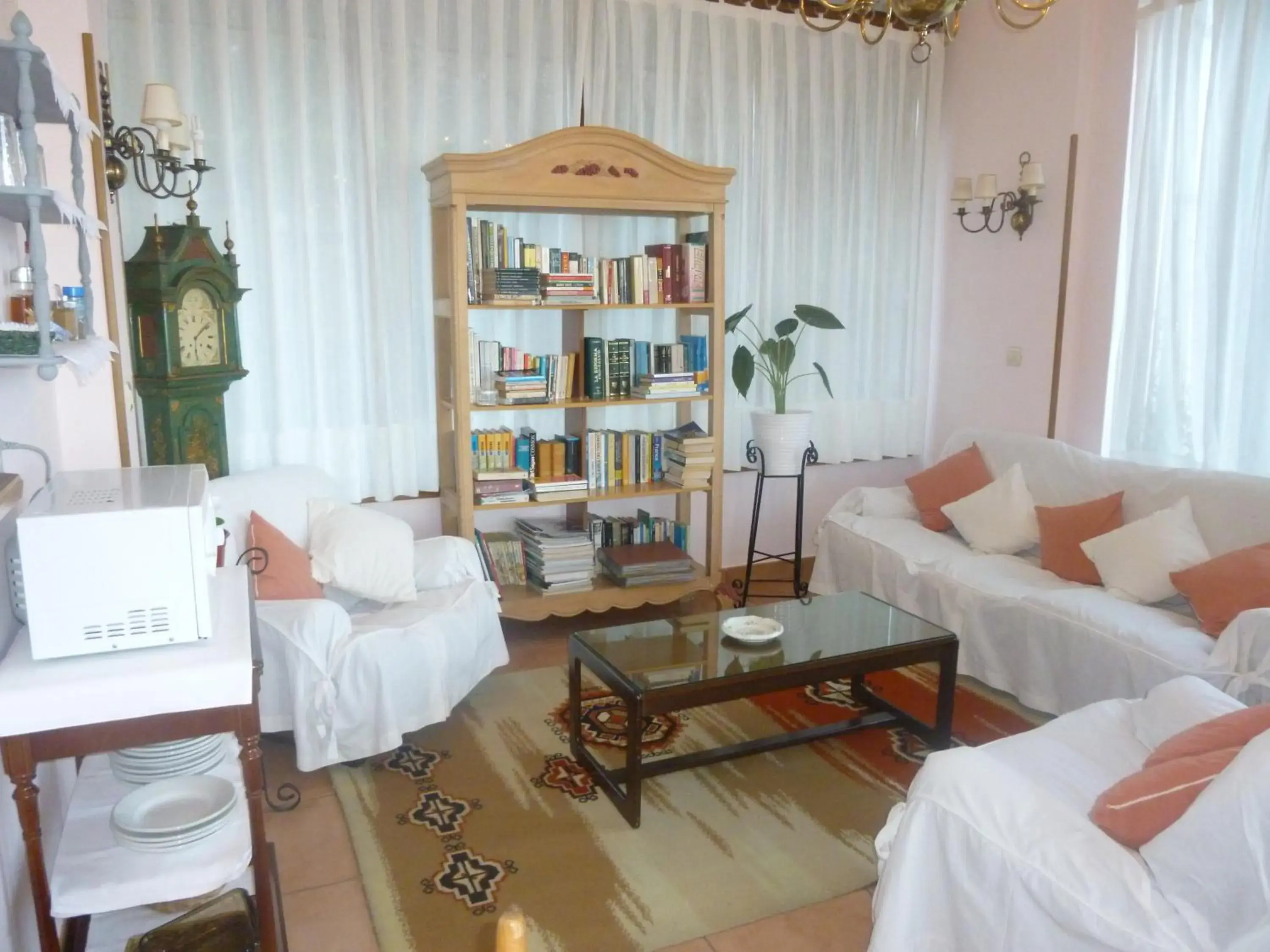 Communal lounge/ TV room, Seating Area in Hotel Leku Eder