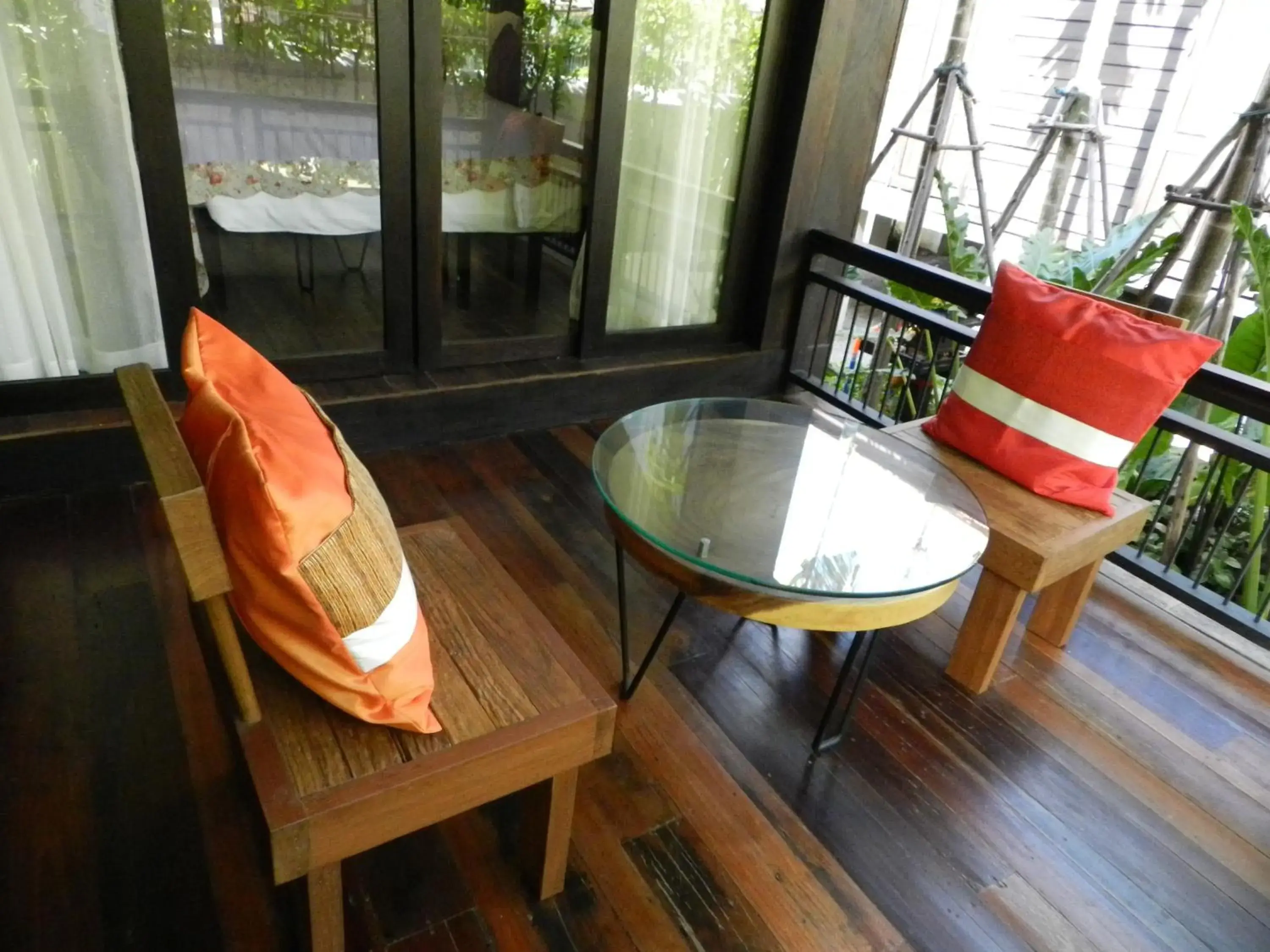 Balcony/Terrace, Seating Area in Baan Saen Fang Chiang Mai - SHA Plus