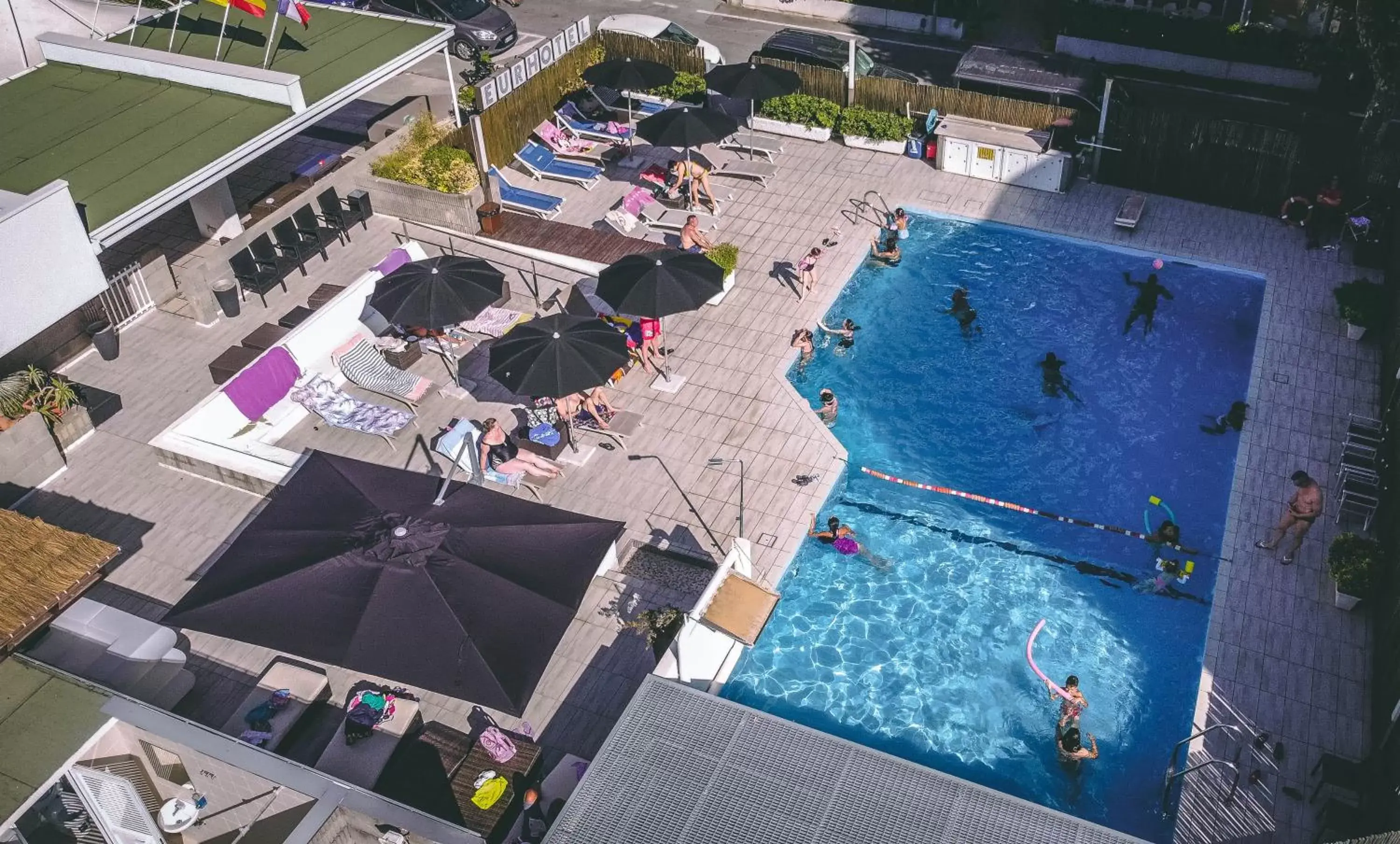 Pool View in Eurhotel