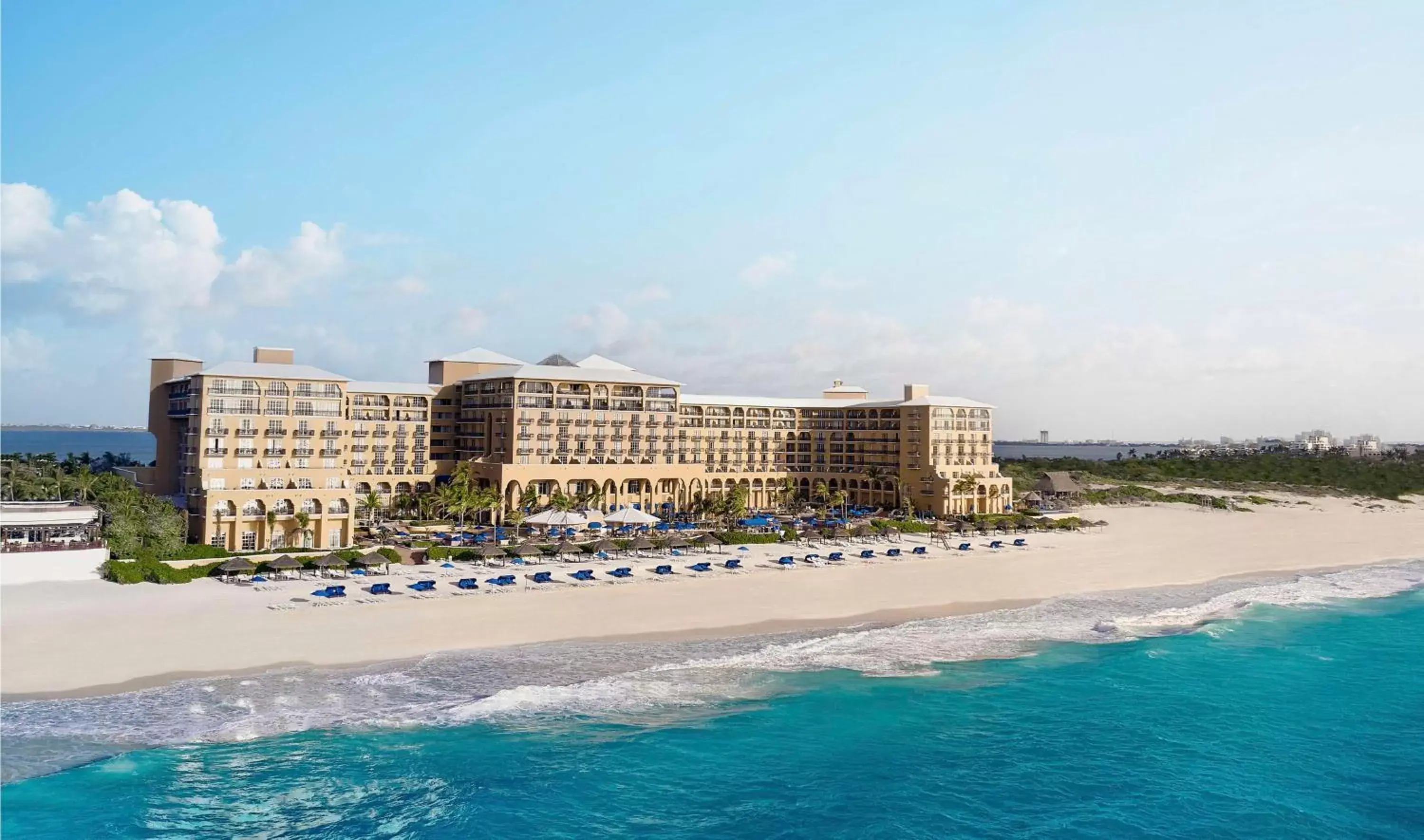 Property building, Beach in Kempinski Hotel Cancun