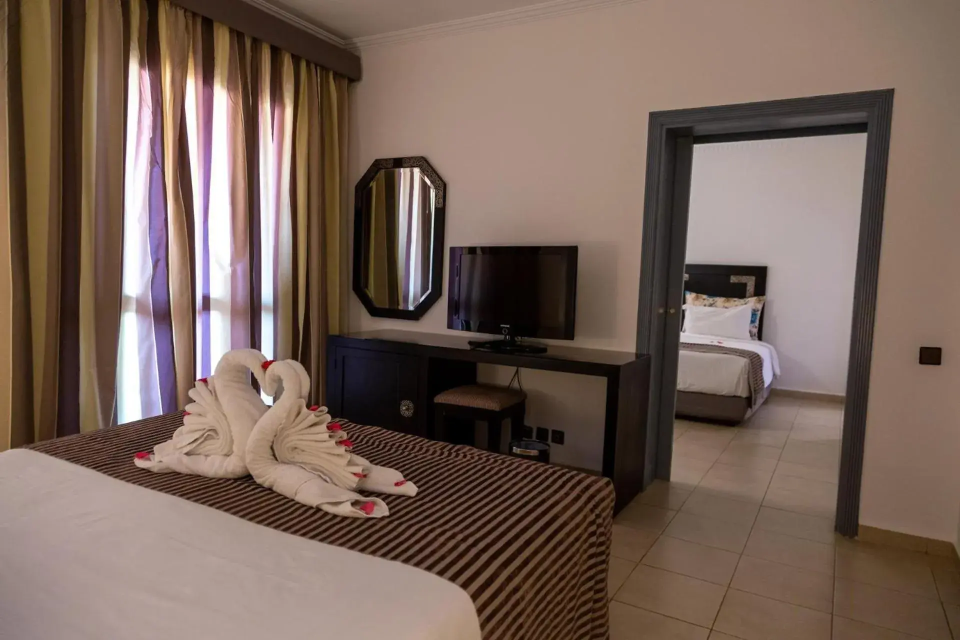 Family Room Pool View in Rose Aqua Park Hotel Family Room Pool View in Rose Aqua Park Hotel