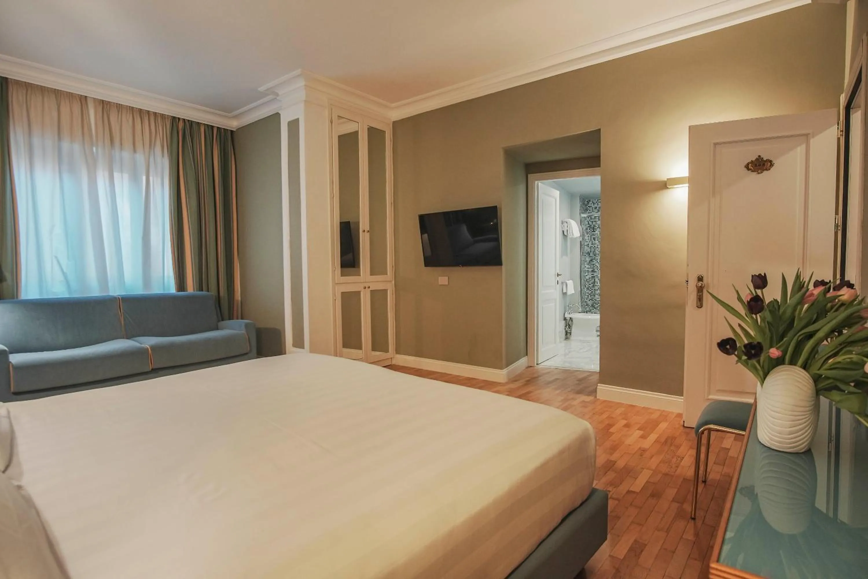 Bed in Hotel City Palazzo Dei Cardinali