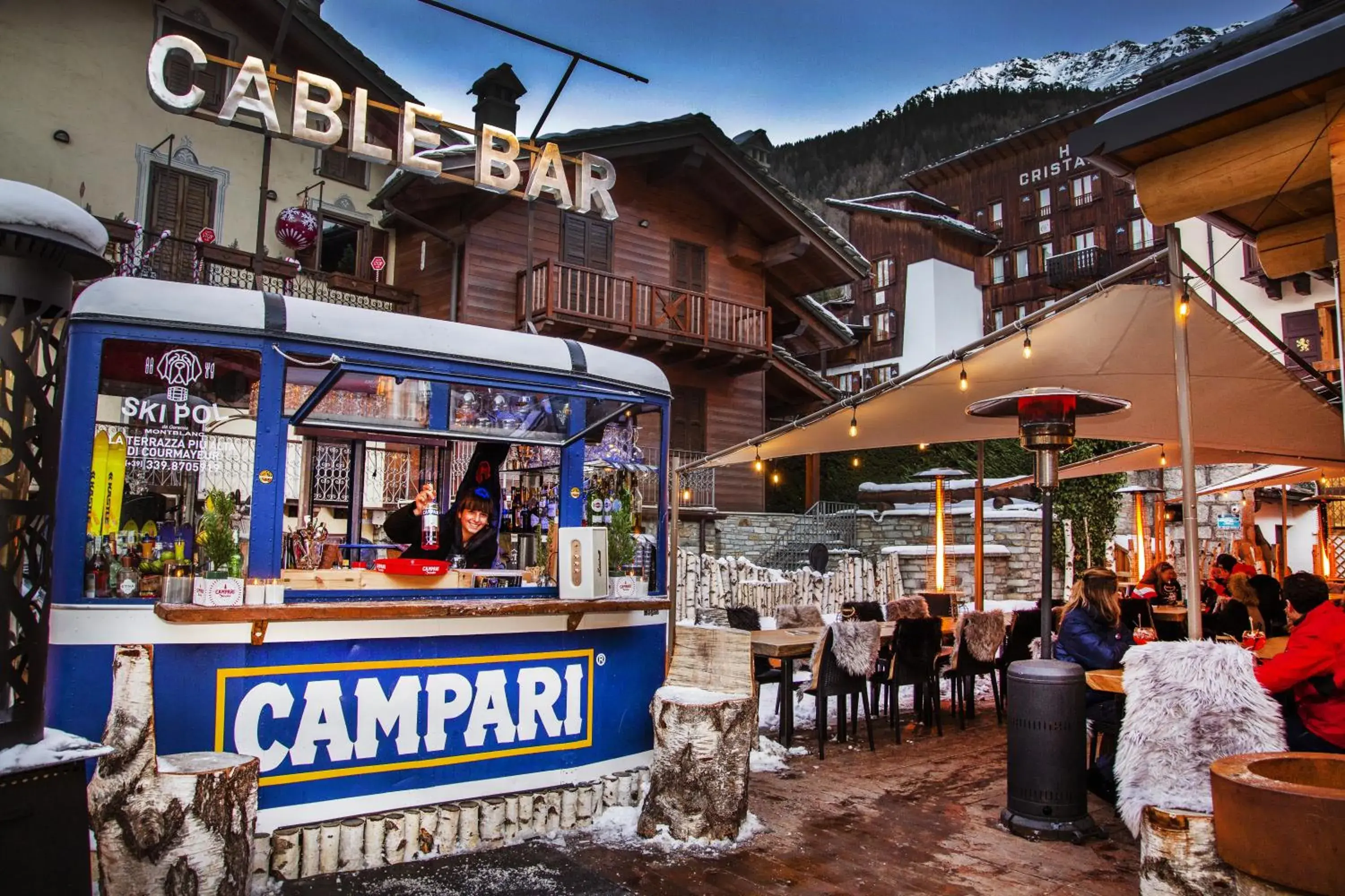 Restaurant/places to eat in Hotel Courmayeur