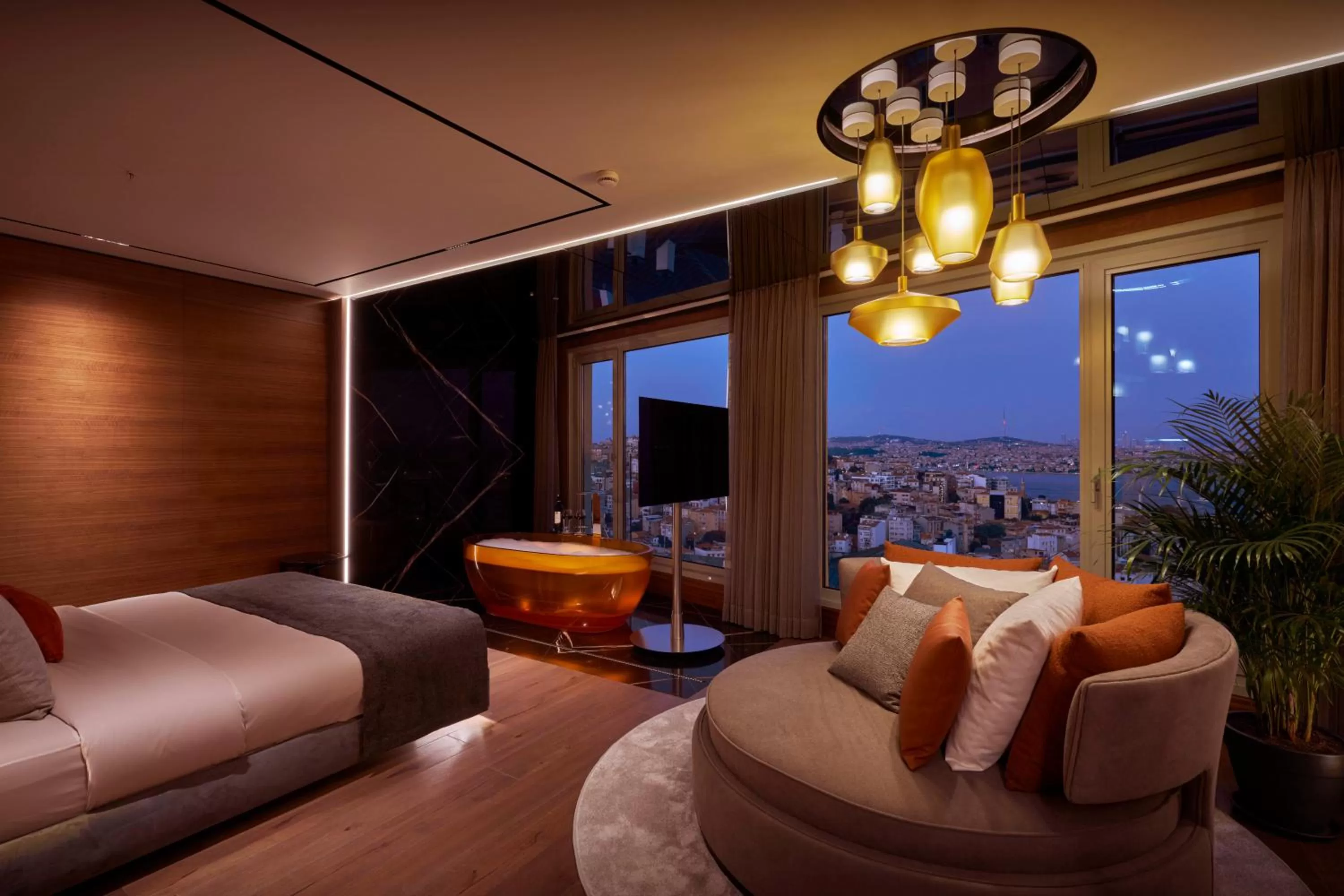 Living room in Richmond Istanbul