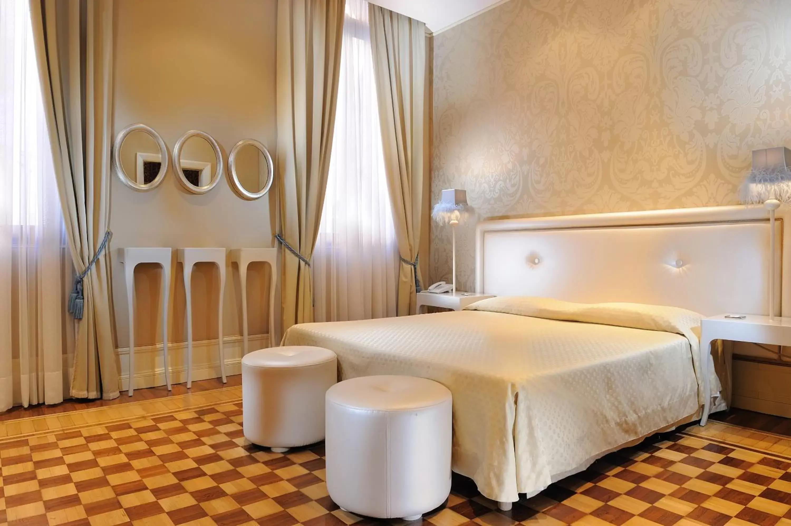 Shower, Bed in Hotel Ai Due Principi