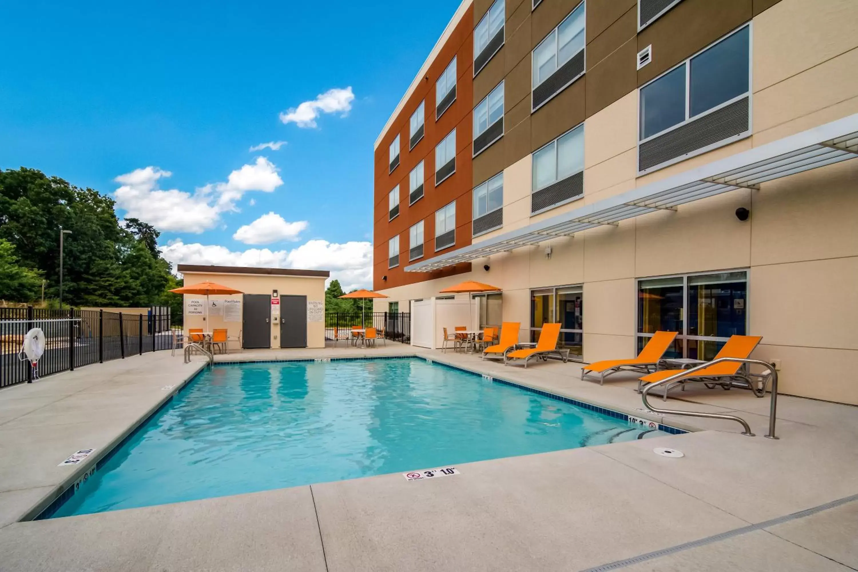 Pool view, Swimming Pool in Holiday Inn Express & Suites - Asheboro, an IHG Hotel