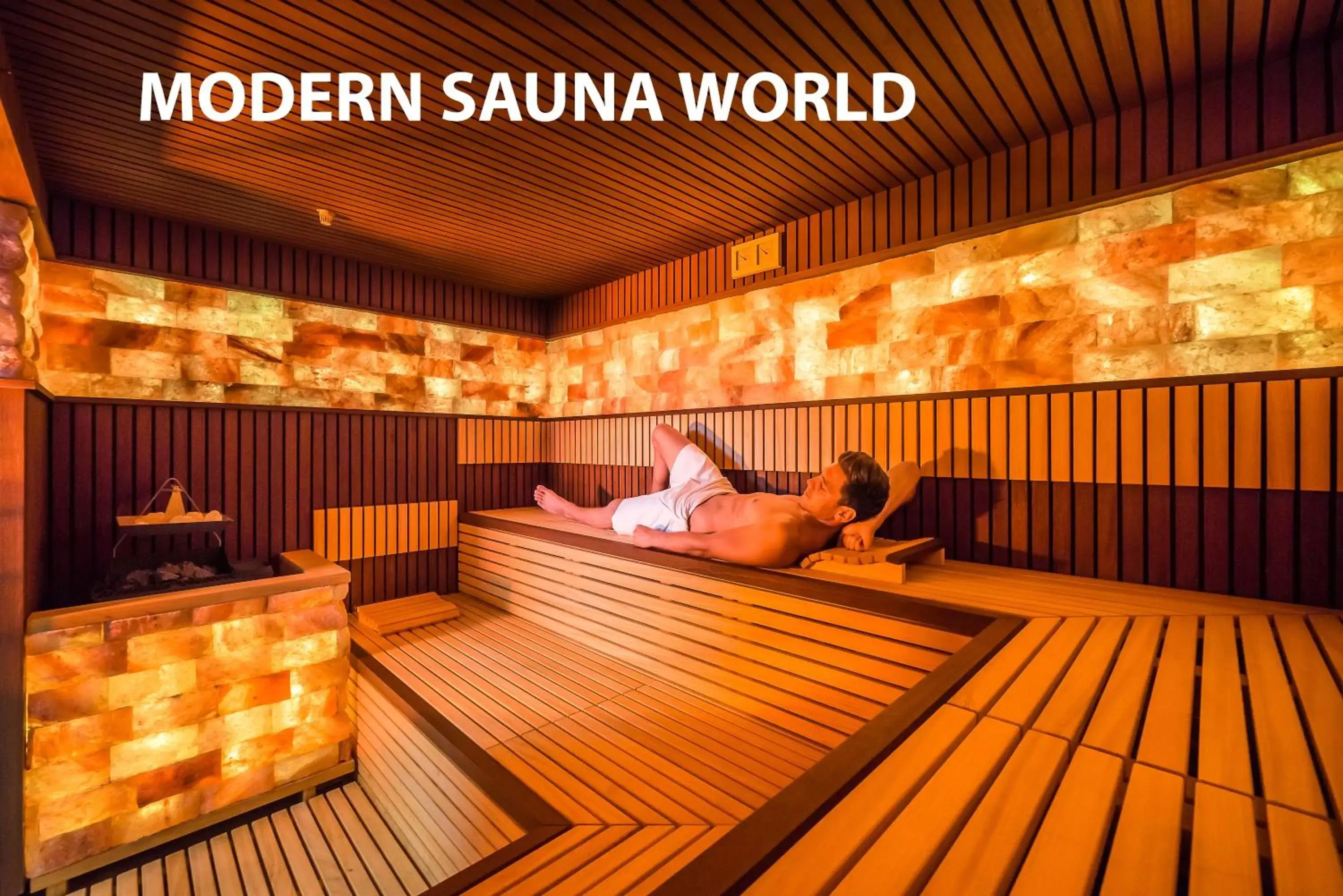 Sauna in Wellness Hotel Step