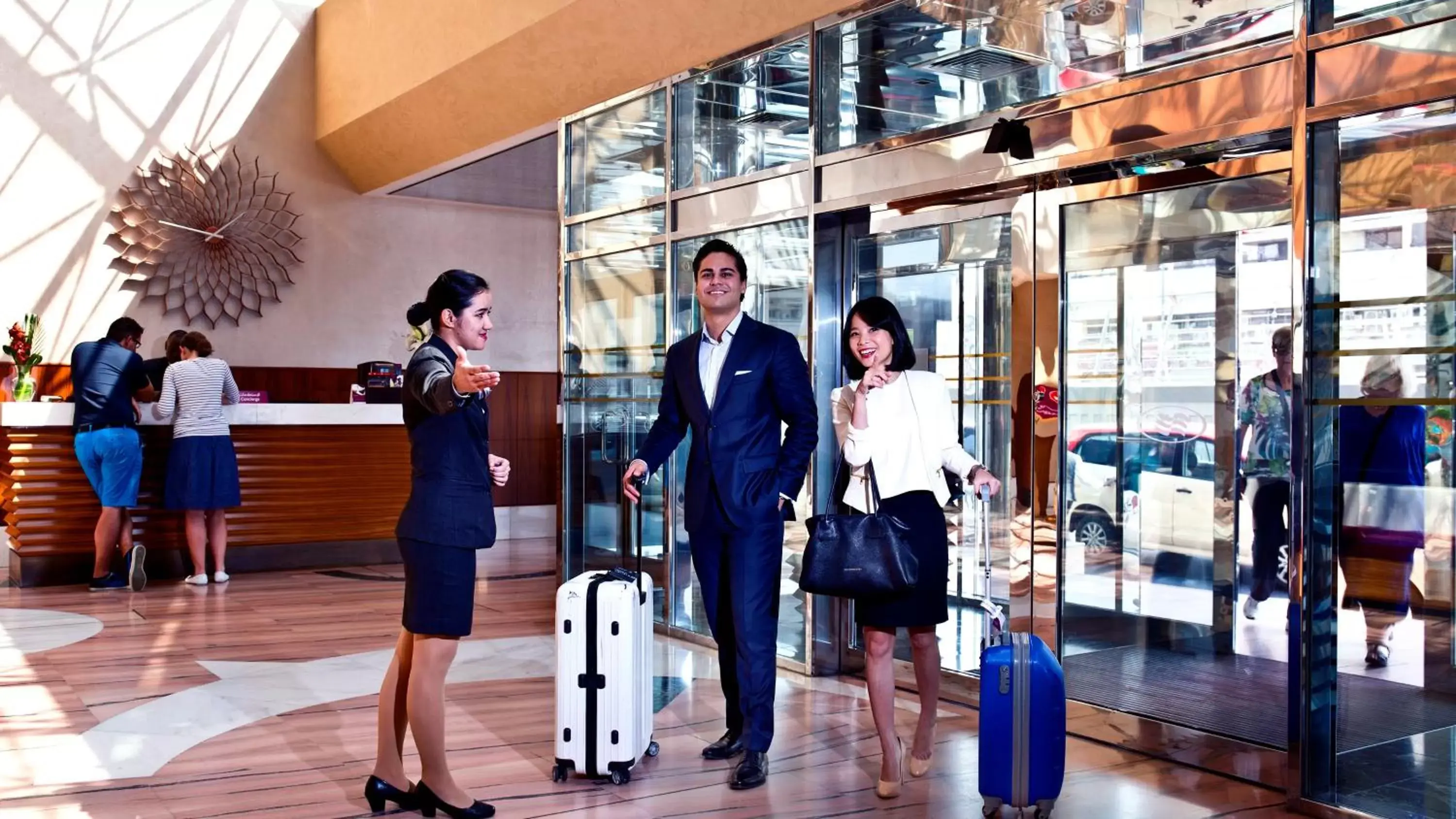Lobby or reception, Guests in Crowne Plaza Dubai Deira, an IHG Hotel
