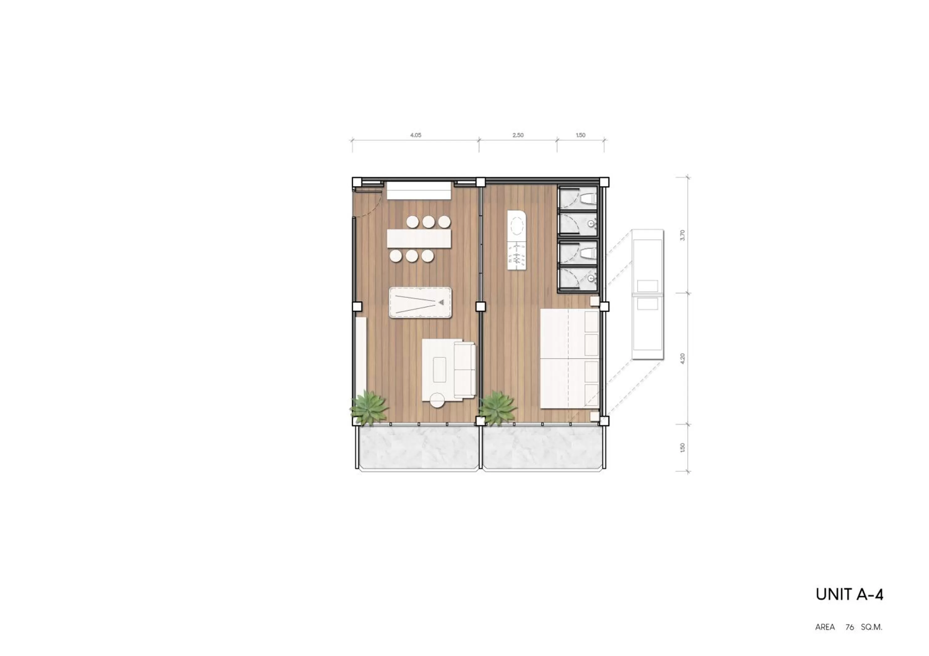 Floor plan in Theme Boutique Hotel Bangkok