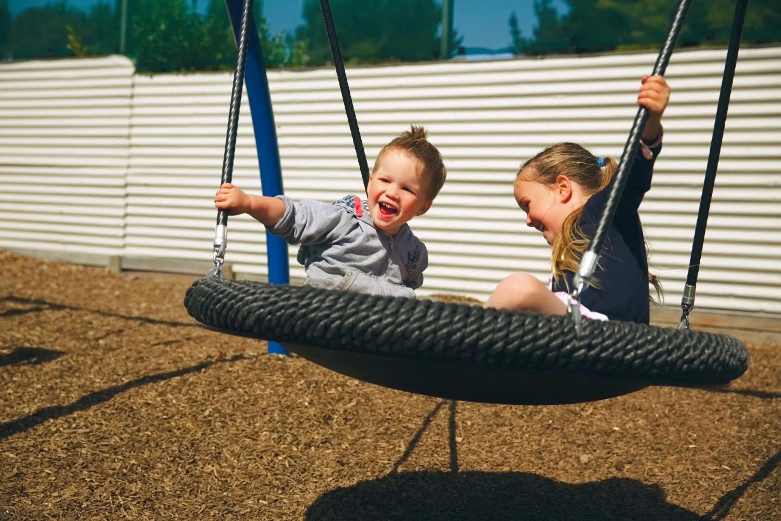 Children play ground, Children in North South Holiday Park