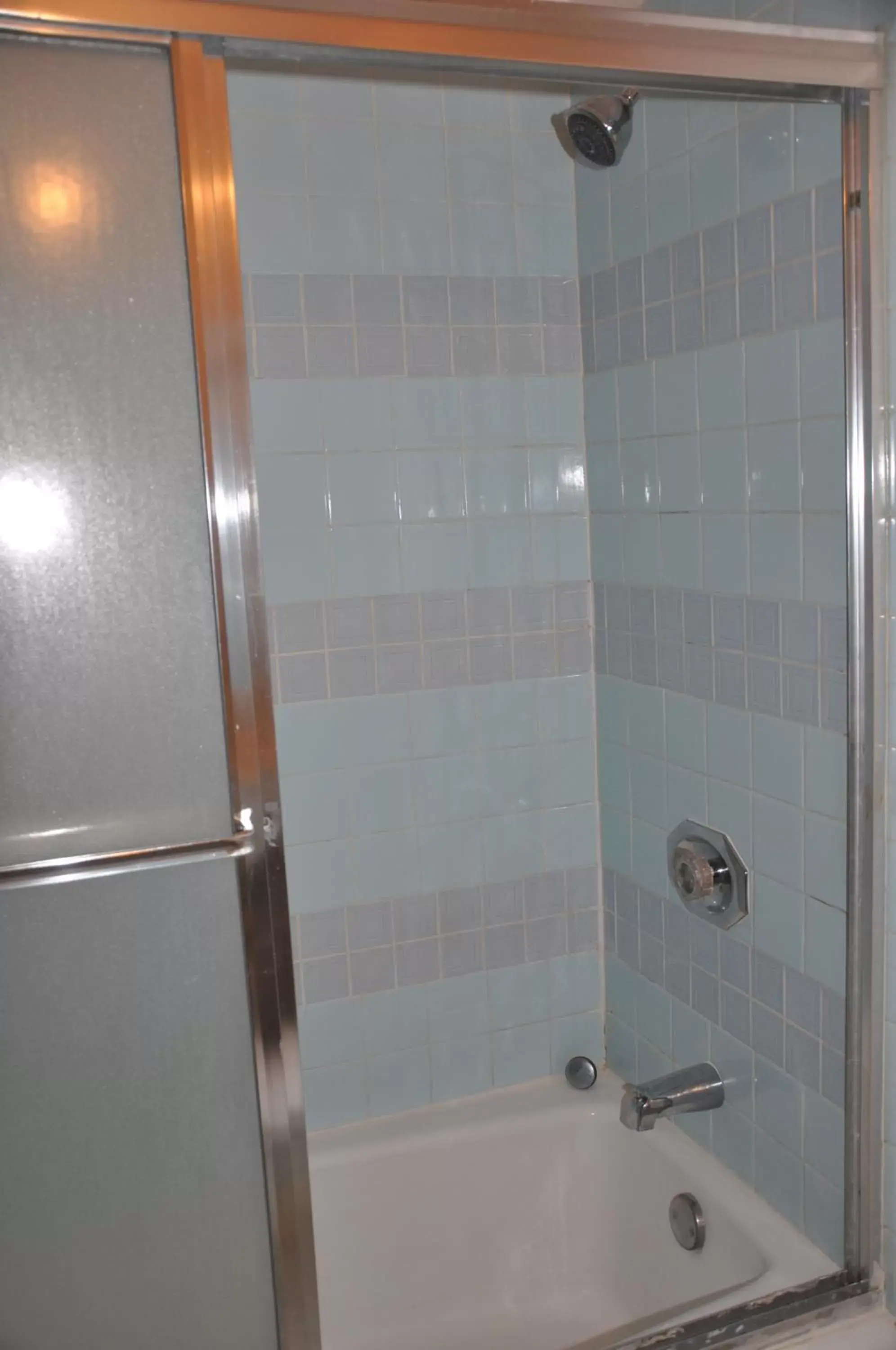 Shower, Bathroom in Super 8 by Wyndham Hayward Downtown