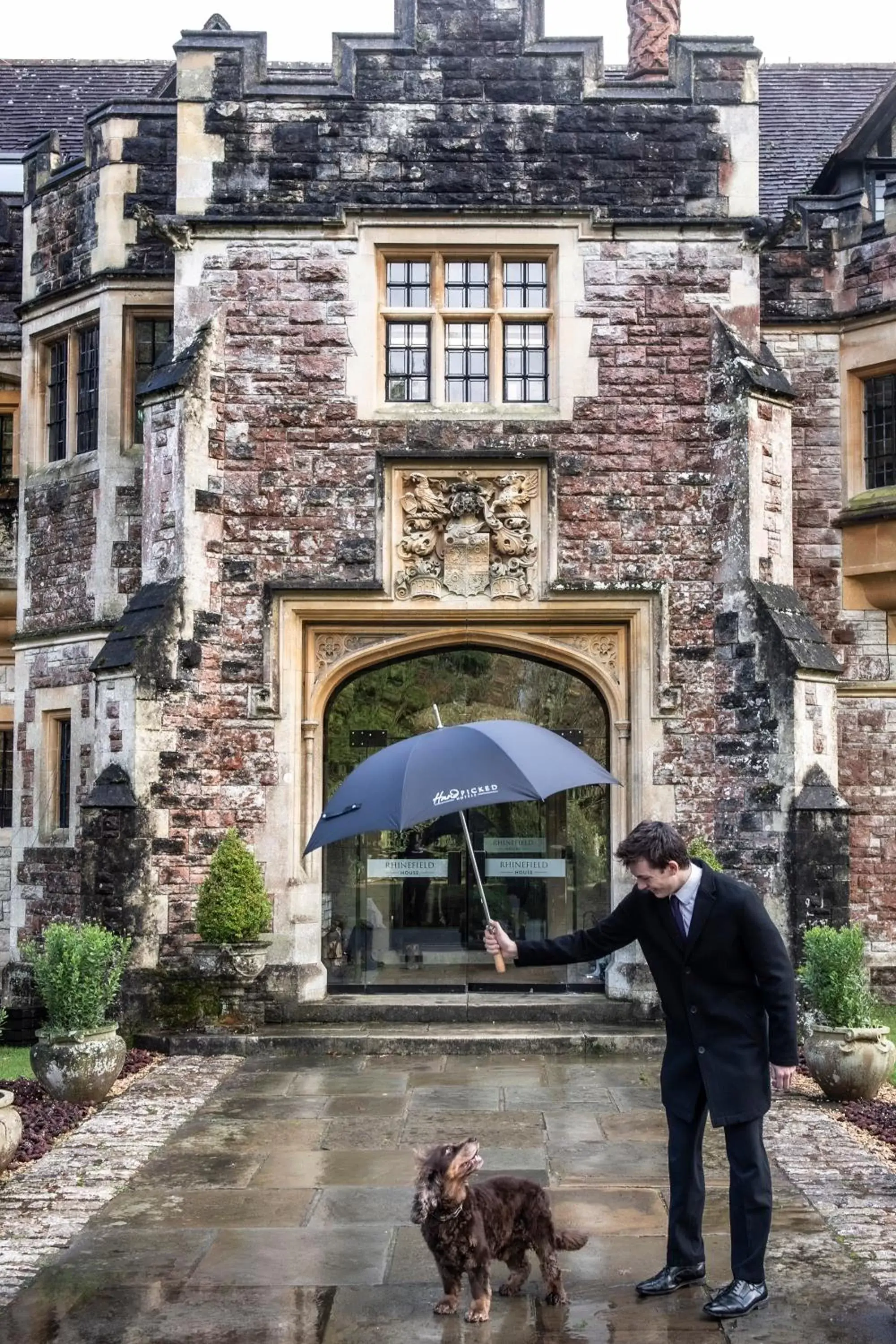 Facade/entrance in Rhinefield House Hotel