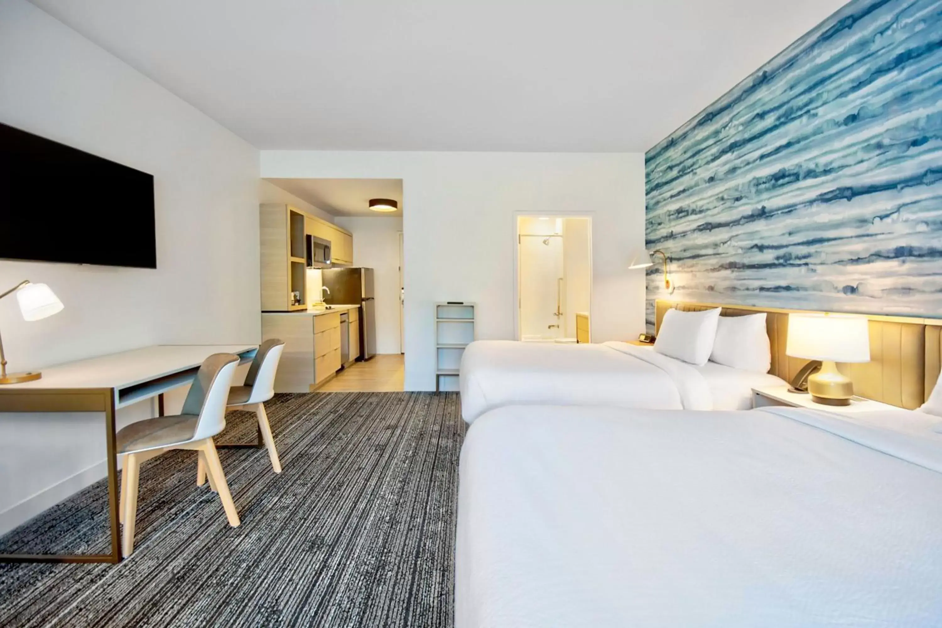 Queen Studio with Two Queen Beds in TownePlace Suites by Marriott Asheville West Queen Studio with Two Queen Beds in TownePlace Suites by Marriott Asheville West