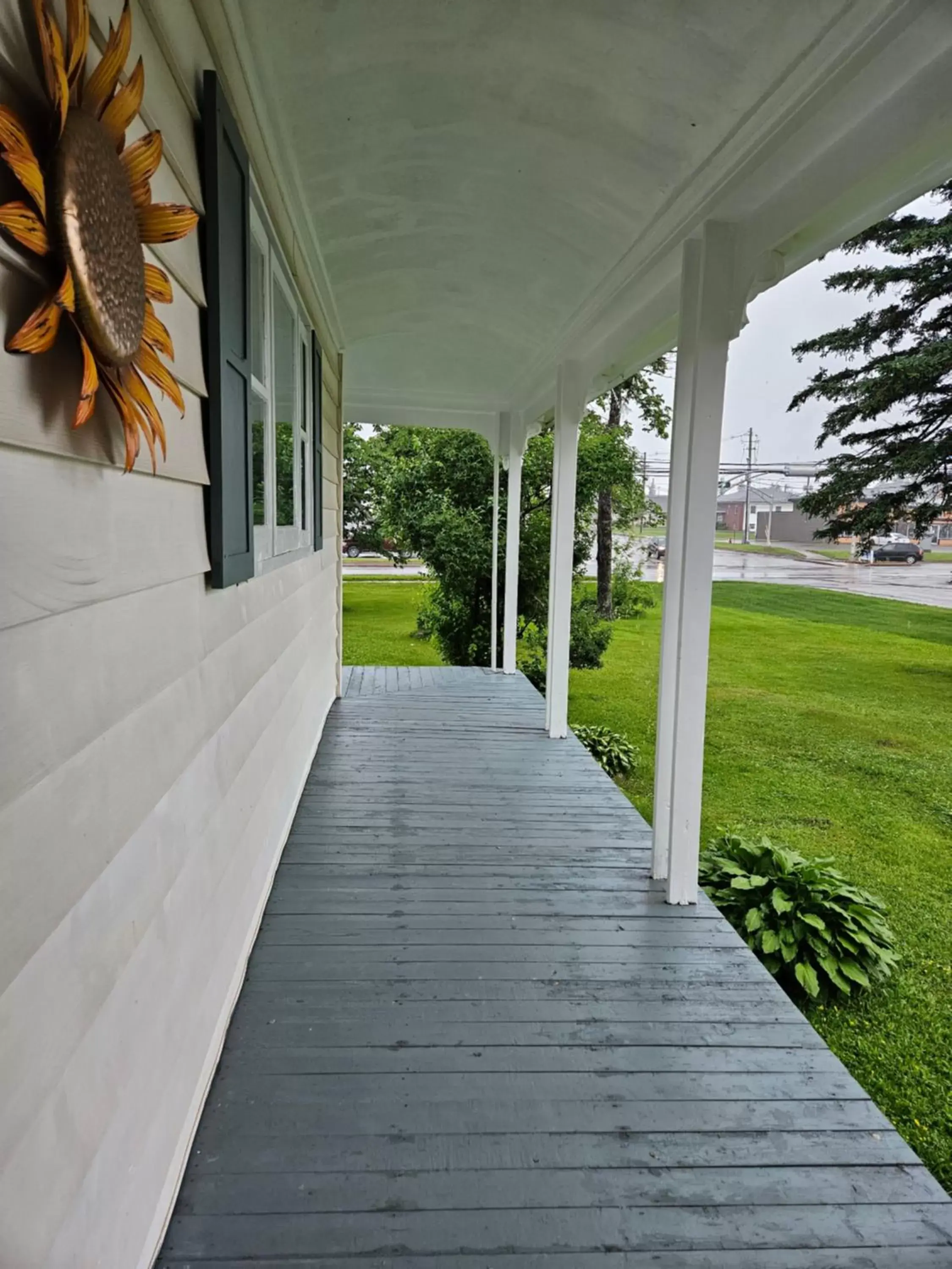 Garden view in Sunflower Guest Suites