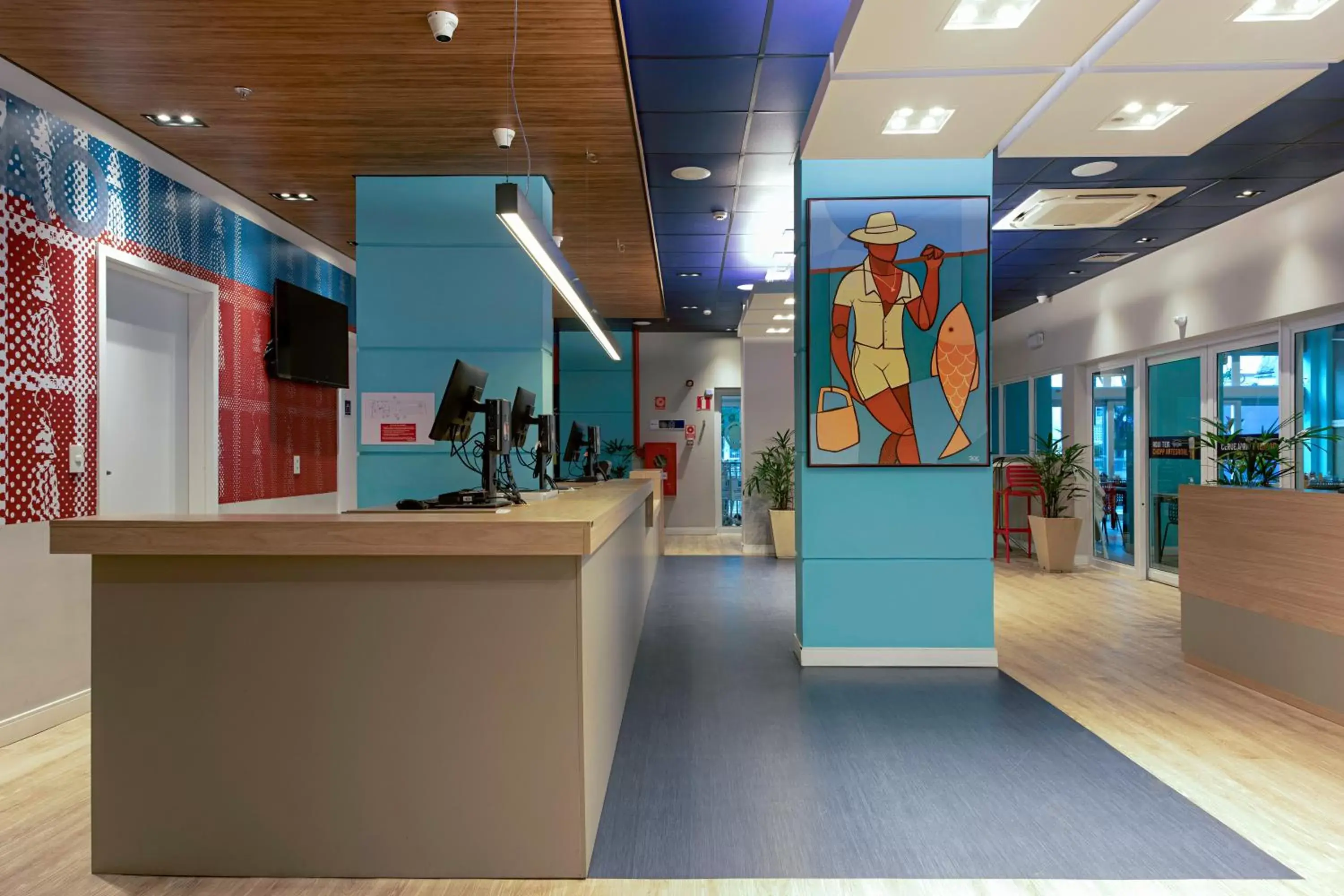 Lobby or reception in ibis budget Maceió Pajuçara Lobby or reception in ibis budget Maceió Pajuçara