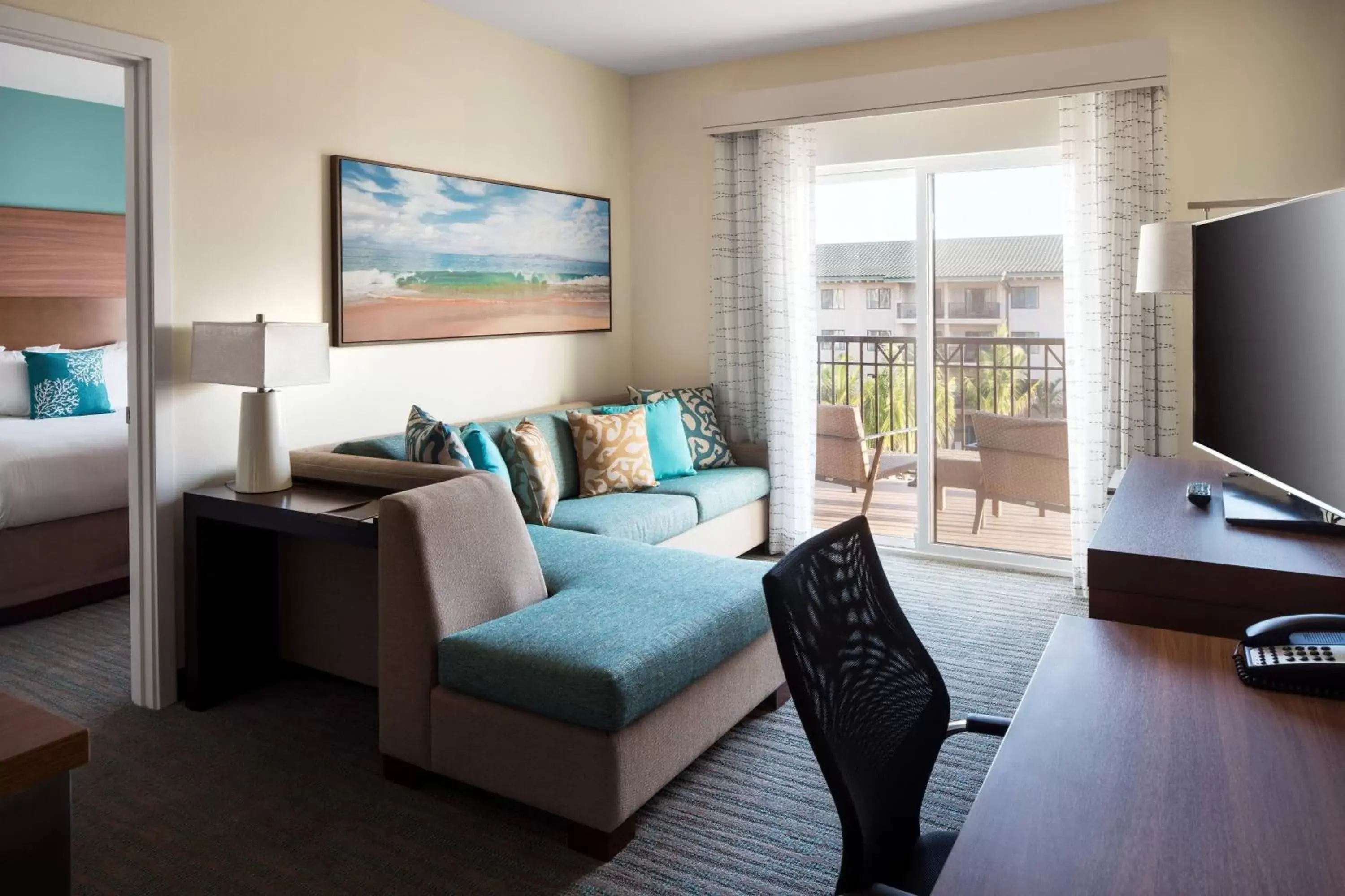 Living room, Seating Area in Residence Inn by Marriott Maui Wailea