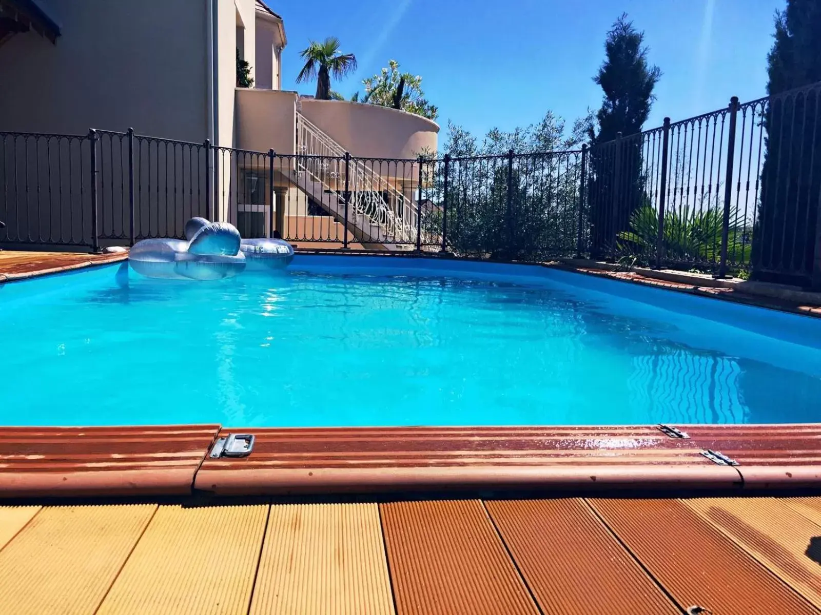 Patio, Swimming Pool in Le Domaine des Archies