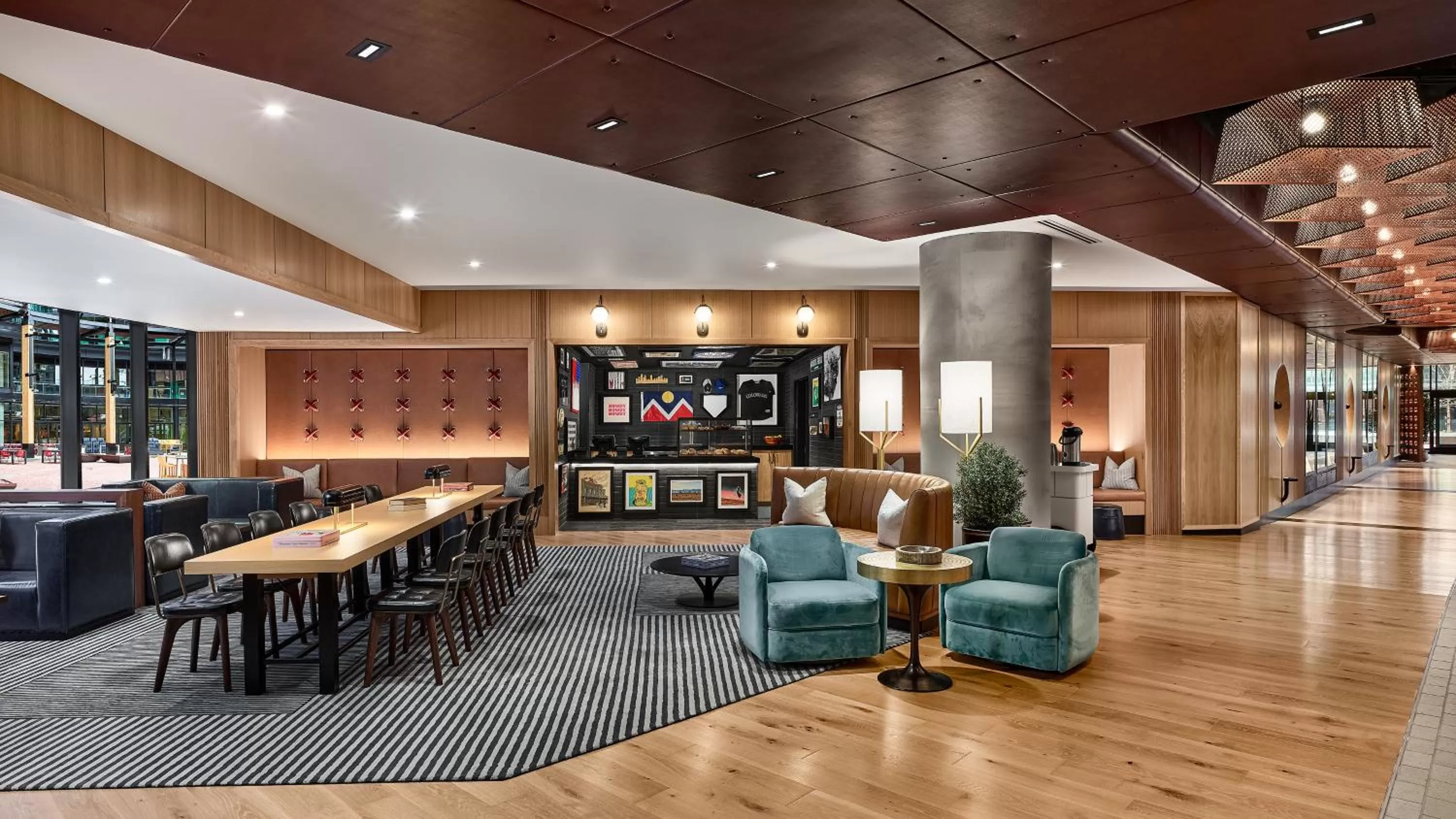 Lobby or reception in The Rally Hotel at McGregor Square