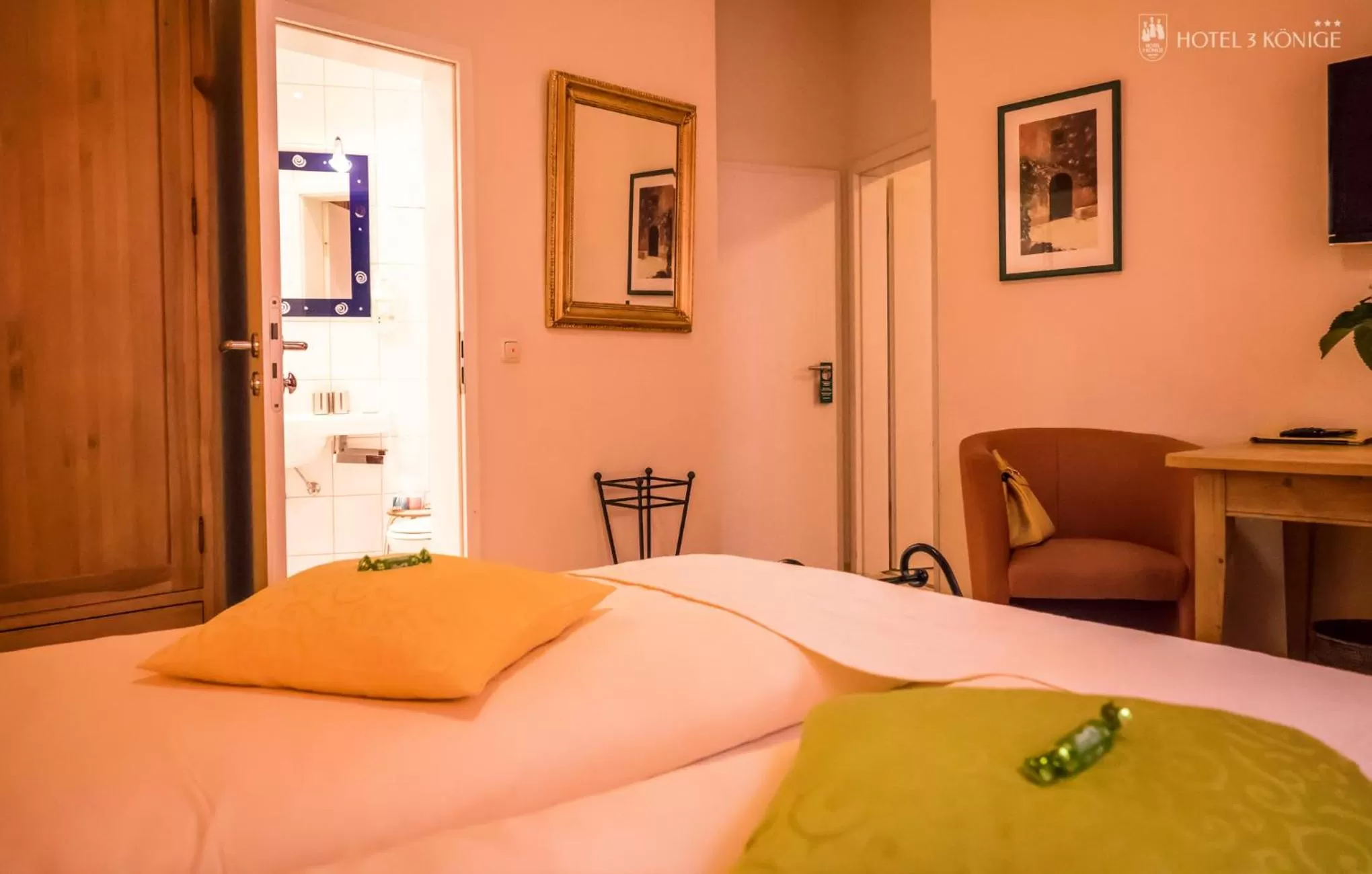 Bed in Hotel 3 Könige