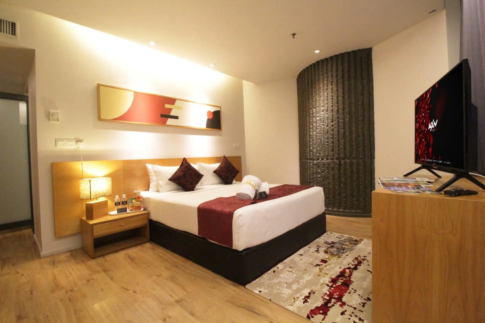 Bed in de King Hotel KLCC