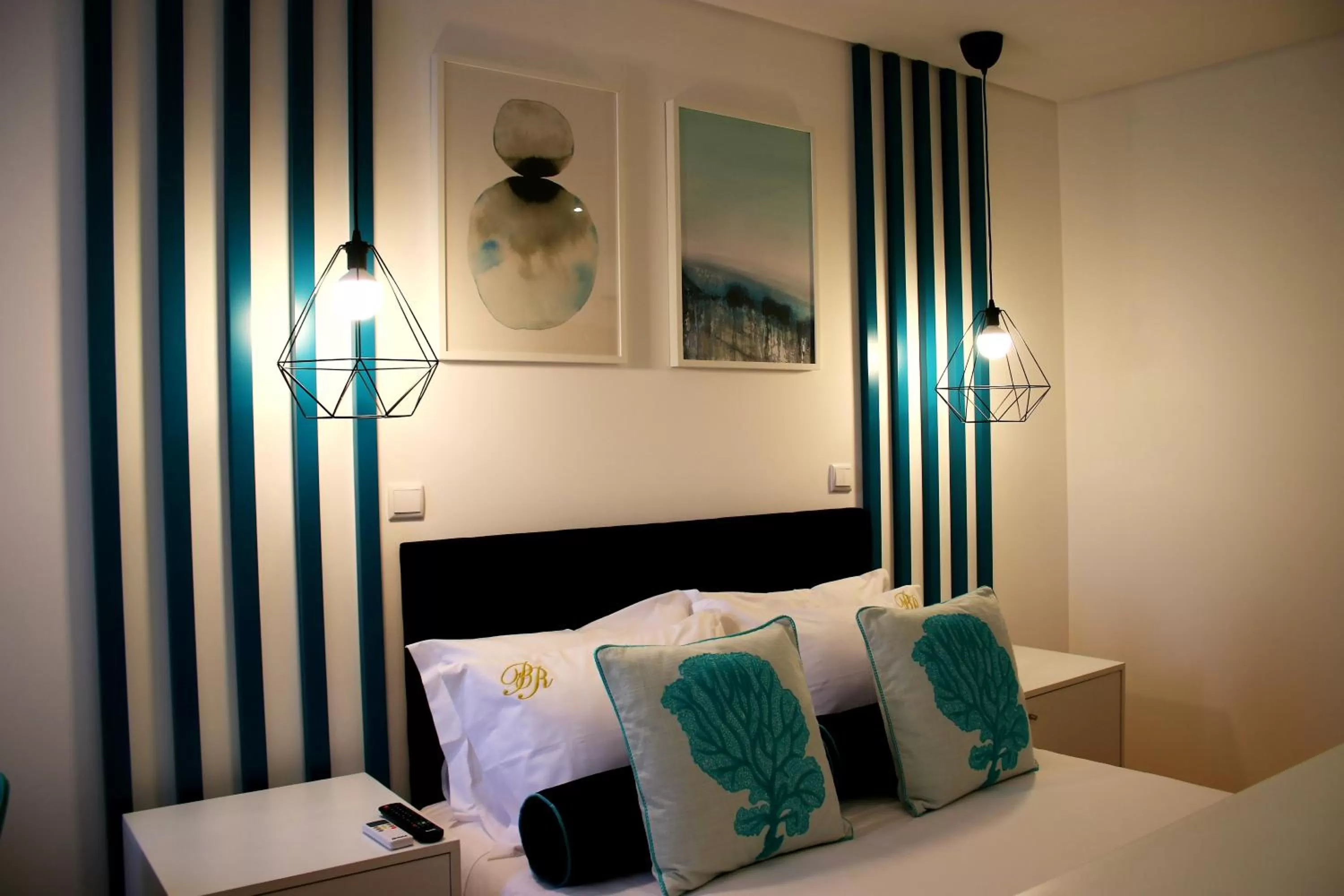 Decorative detail, Bed in Bellu Suites