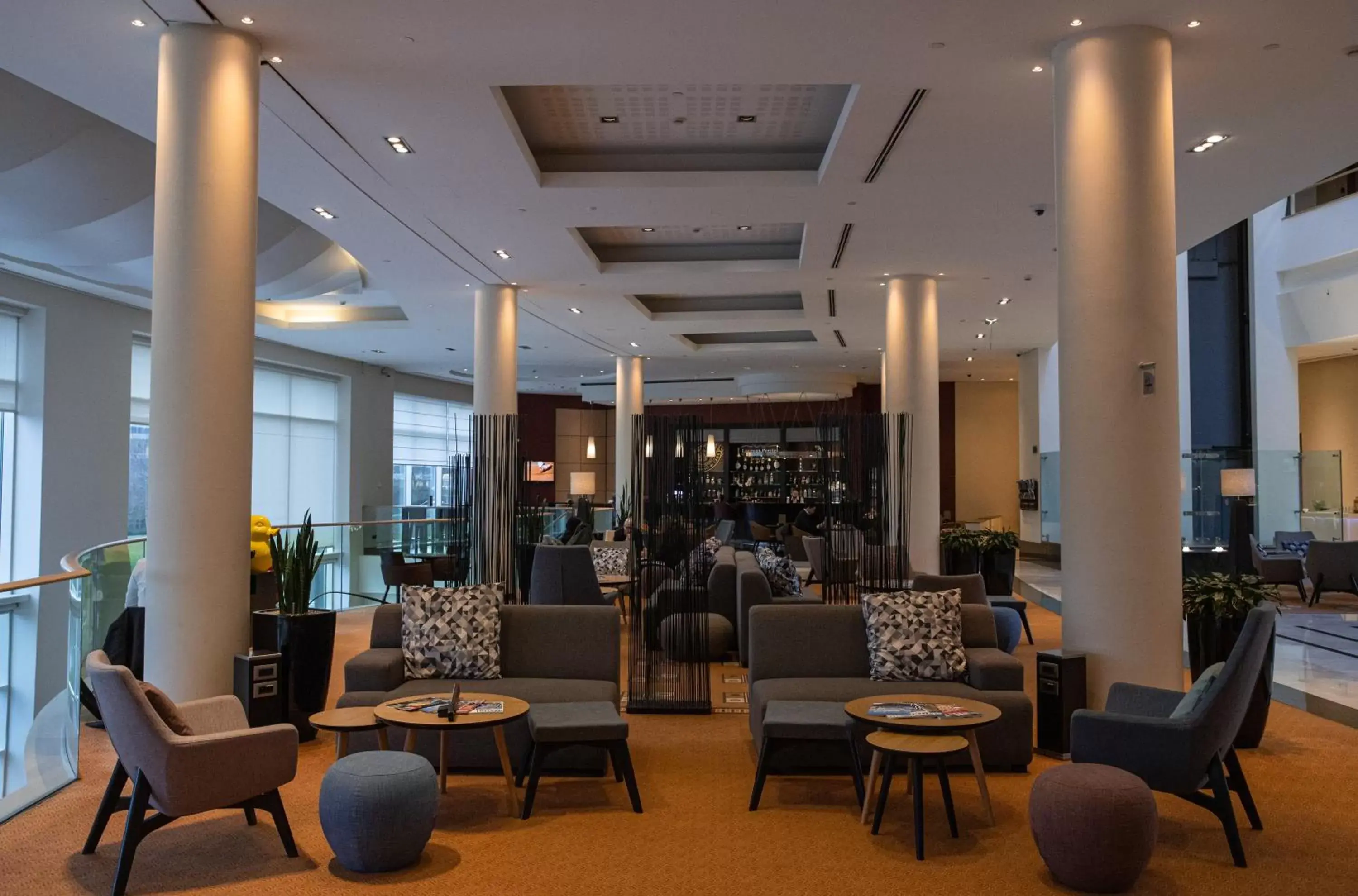 Lobby or reception, Lounge/Bar in Crowne Plaza Brussels Airport, an IHG Hotel