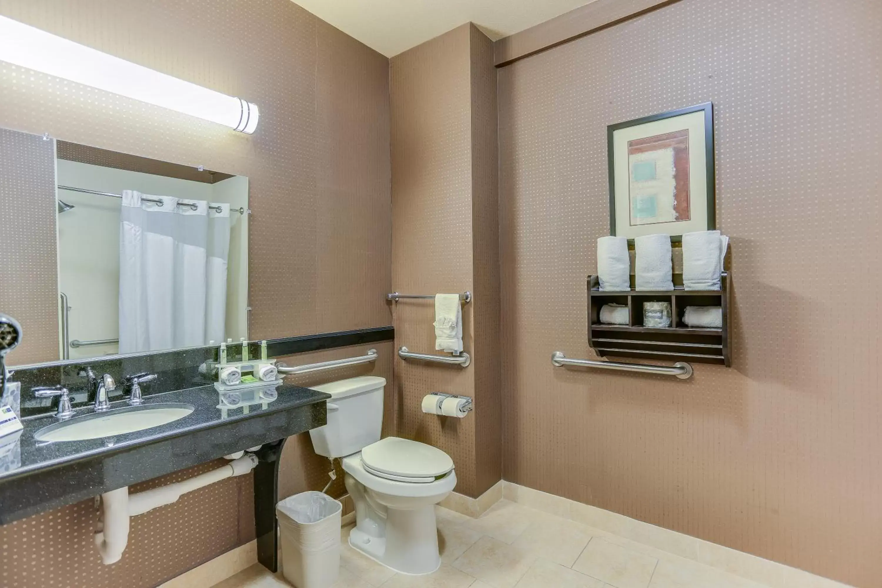 Bathroom in Holiday Inn Express Hotel & Suites Huntsville, an IHG Hotel