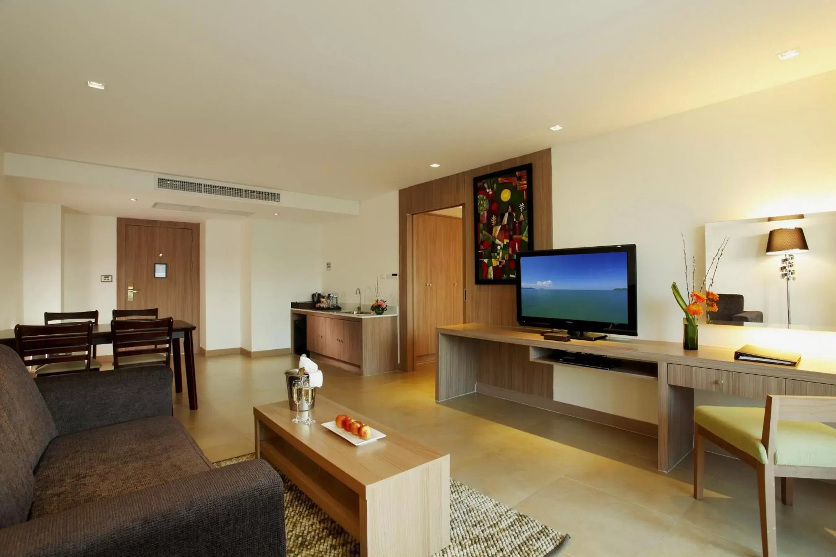 Photo of the whole room, TV/Entertainment Center in Centara Pattaya Hotel