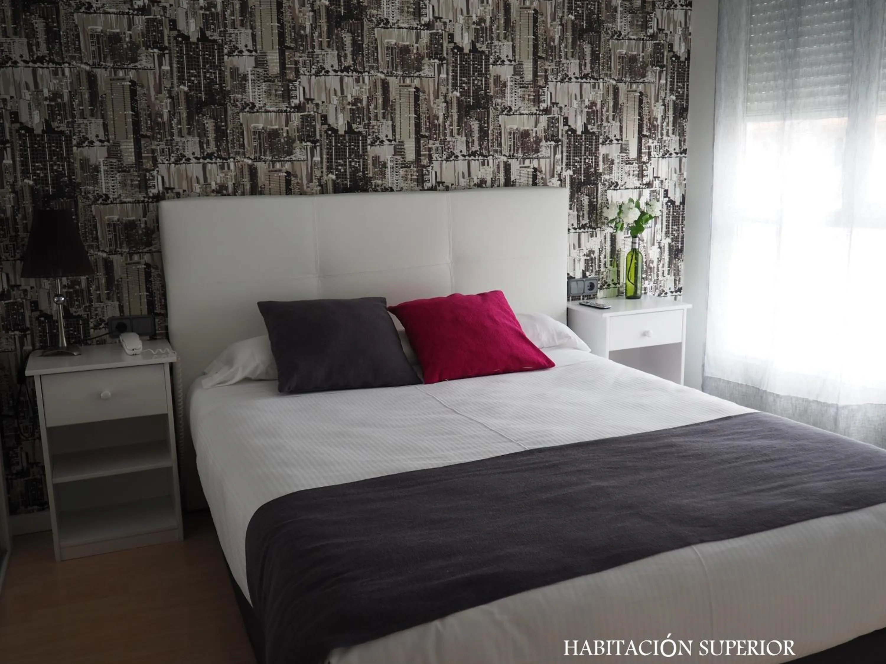 Bed in Hotel Junquera