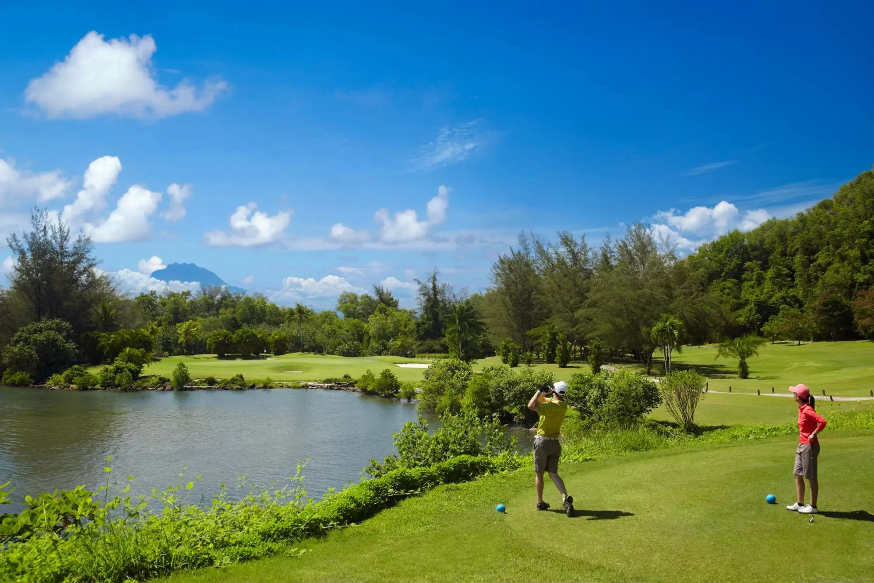 Golfcourse in Shangri-La Rasa Ria, Kota Kinabalu