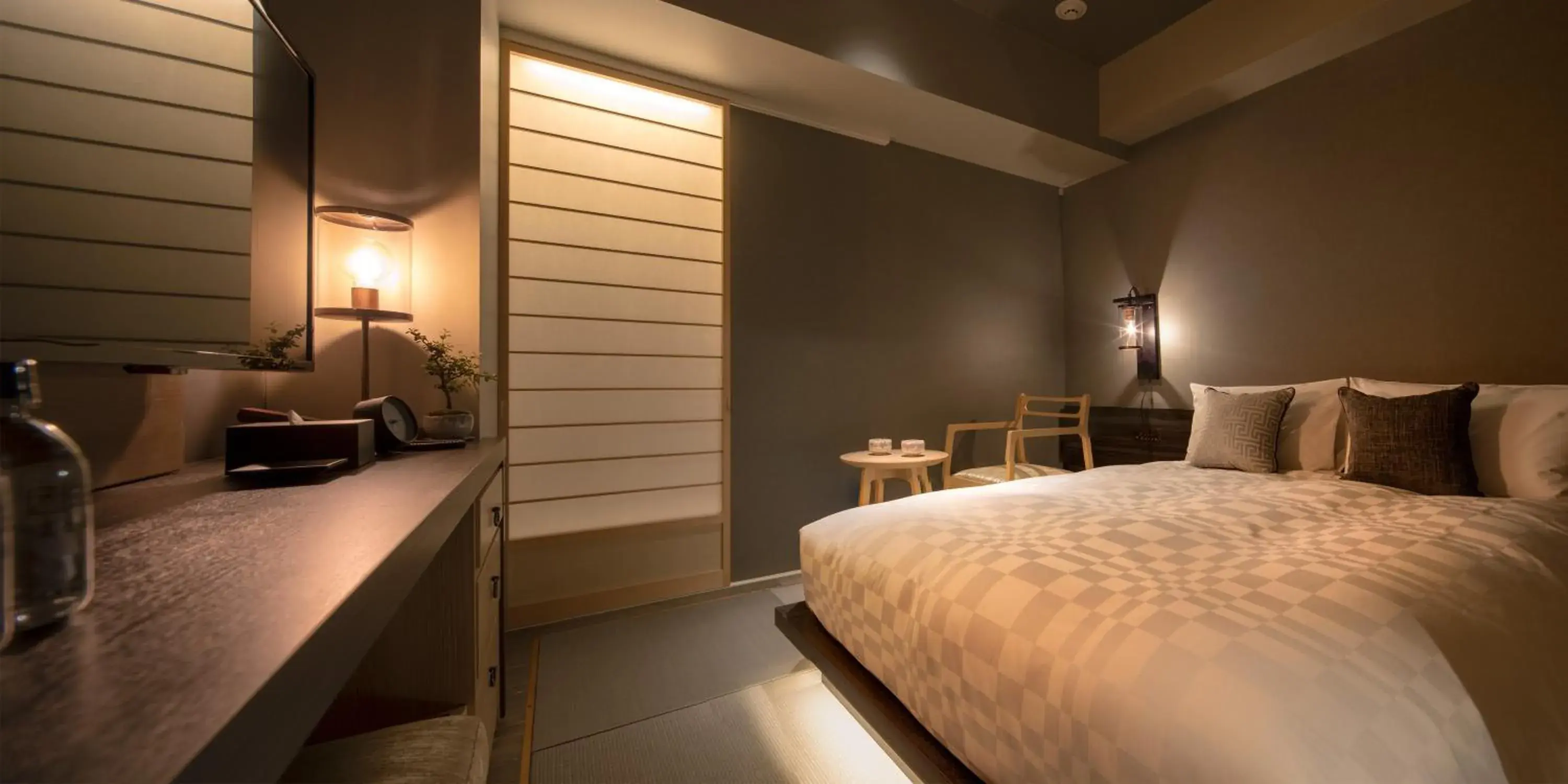 Photo of the whole room, Bed in Hotel Resol Kyoto Kawaramachi Sanjo