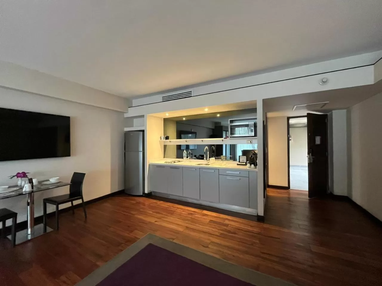 Kitchen or kitchenette in Las Suites Campos Eliseos