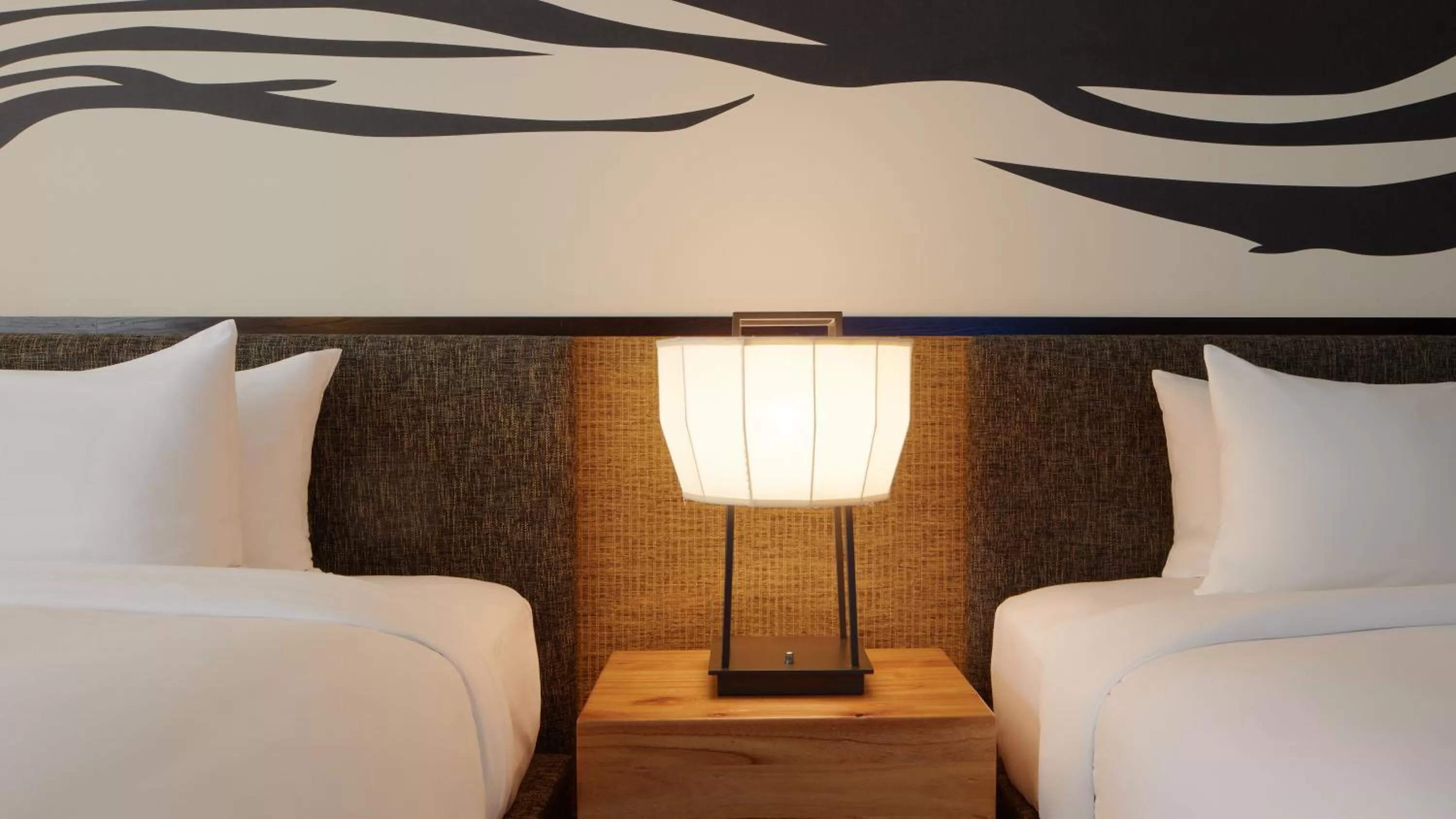 Bed in Nobu Las Vegas, A Caesars Destination