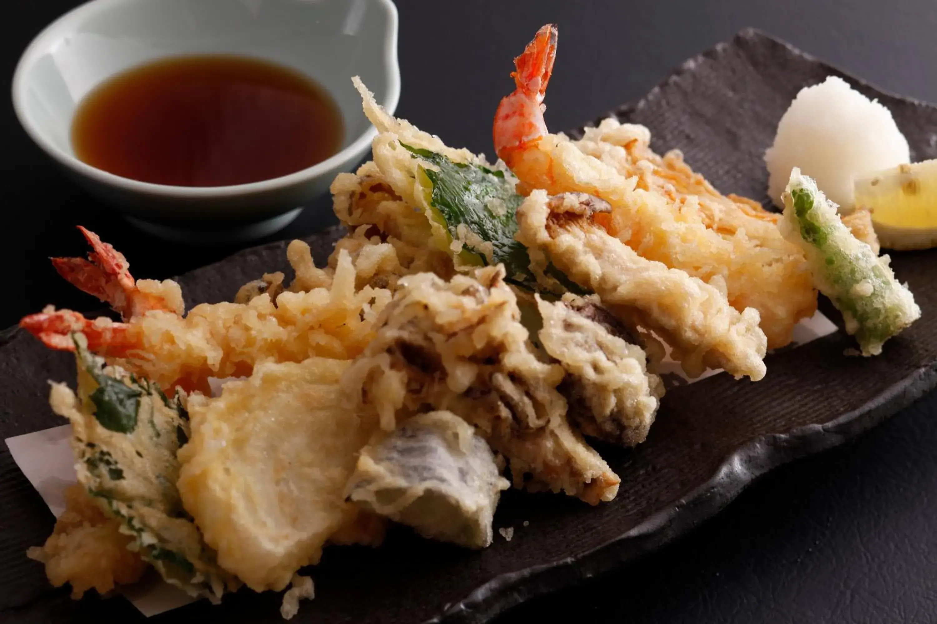 Food close-up in Arima Hot spring Ryokan Kotori