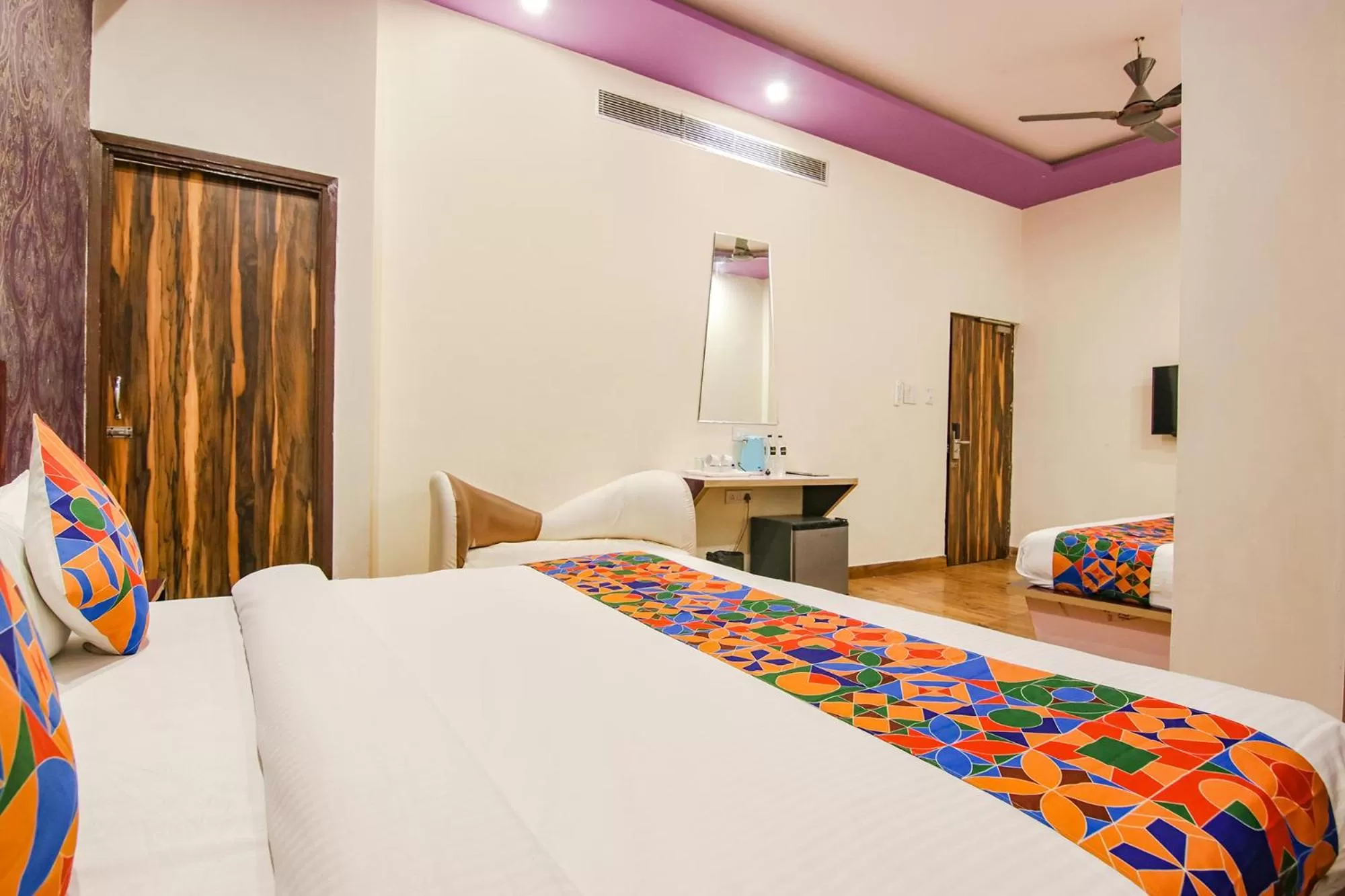 Bedroom, Bed in FabHotel Sallow Grand