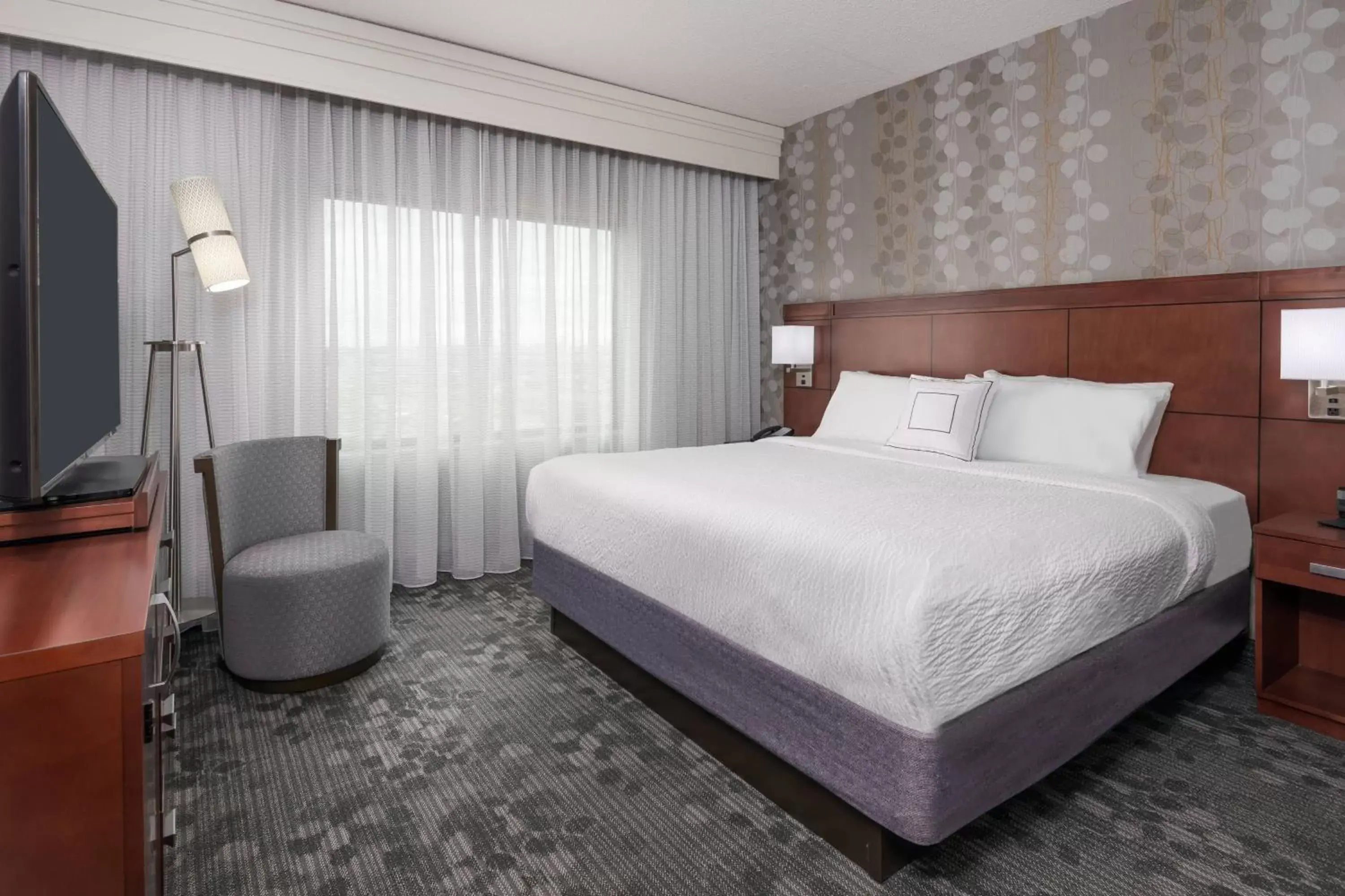 Bedroom, Bed in Courtyard by Marriott Buffalo Airport