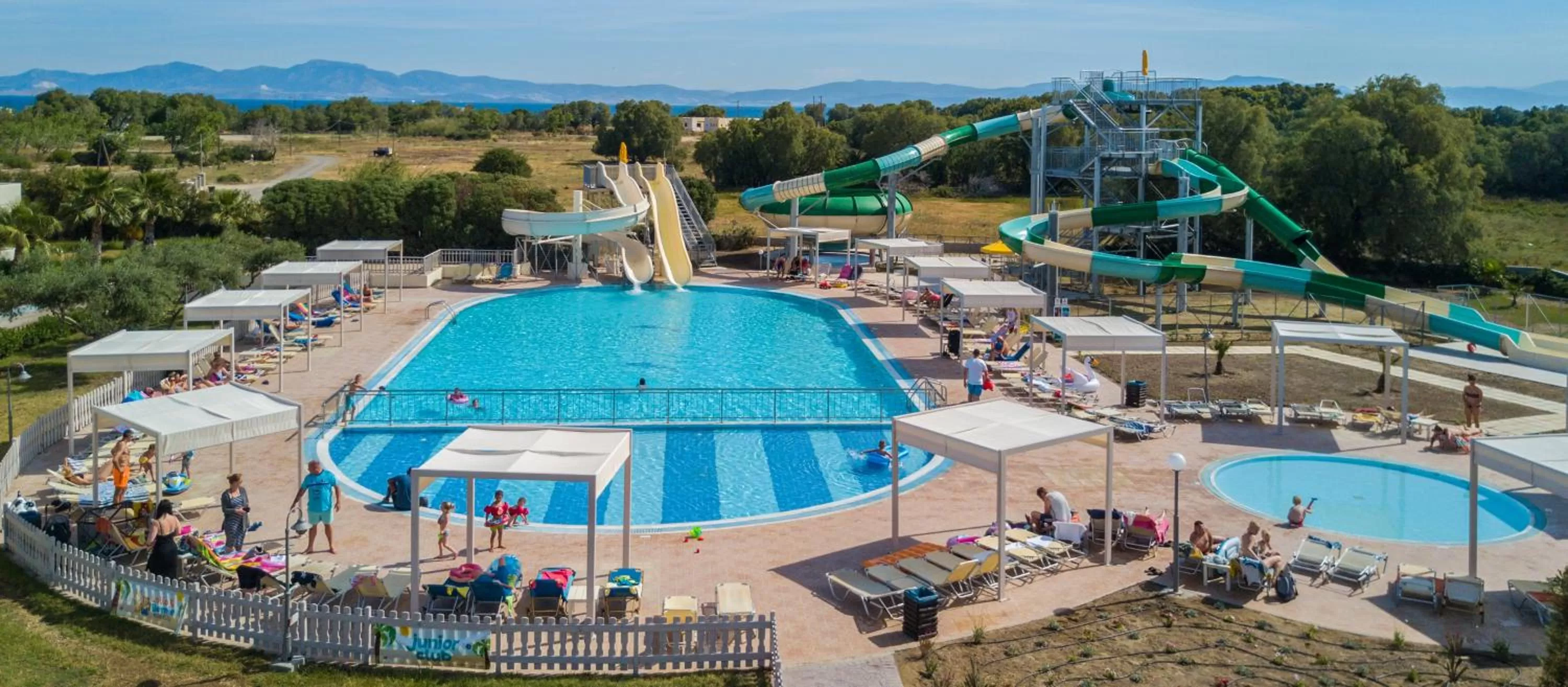Aqua park in Kipriotis Village Resort