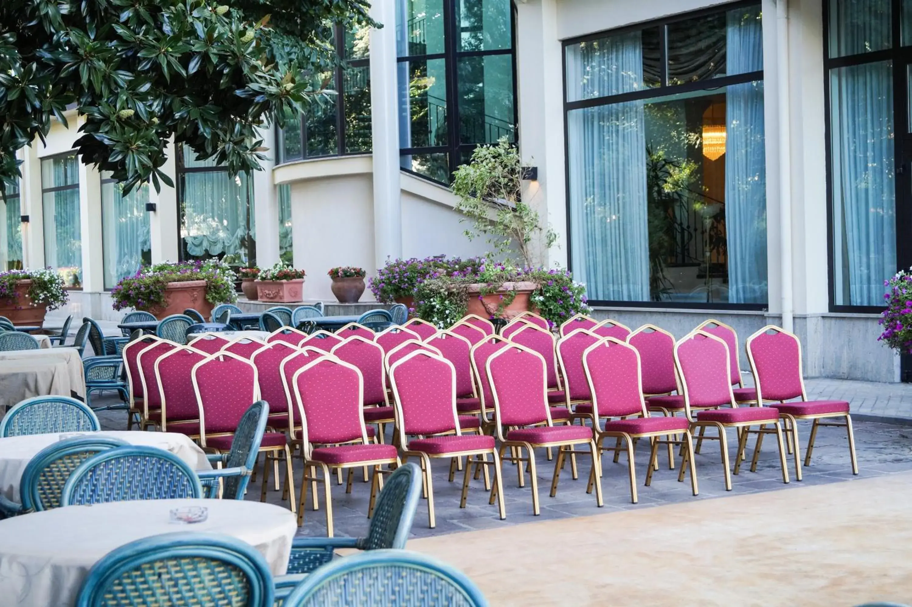 Patio in Hotel Internazionale Terme