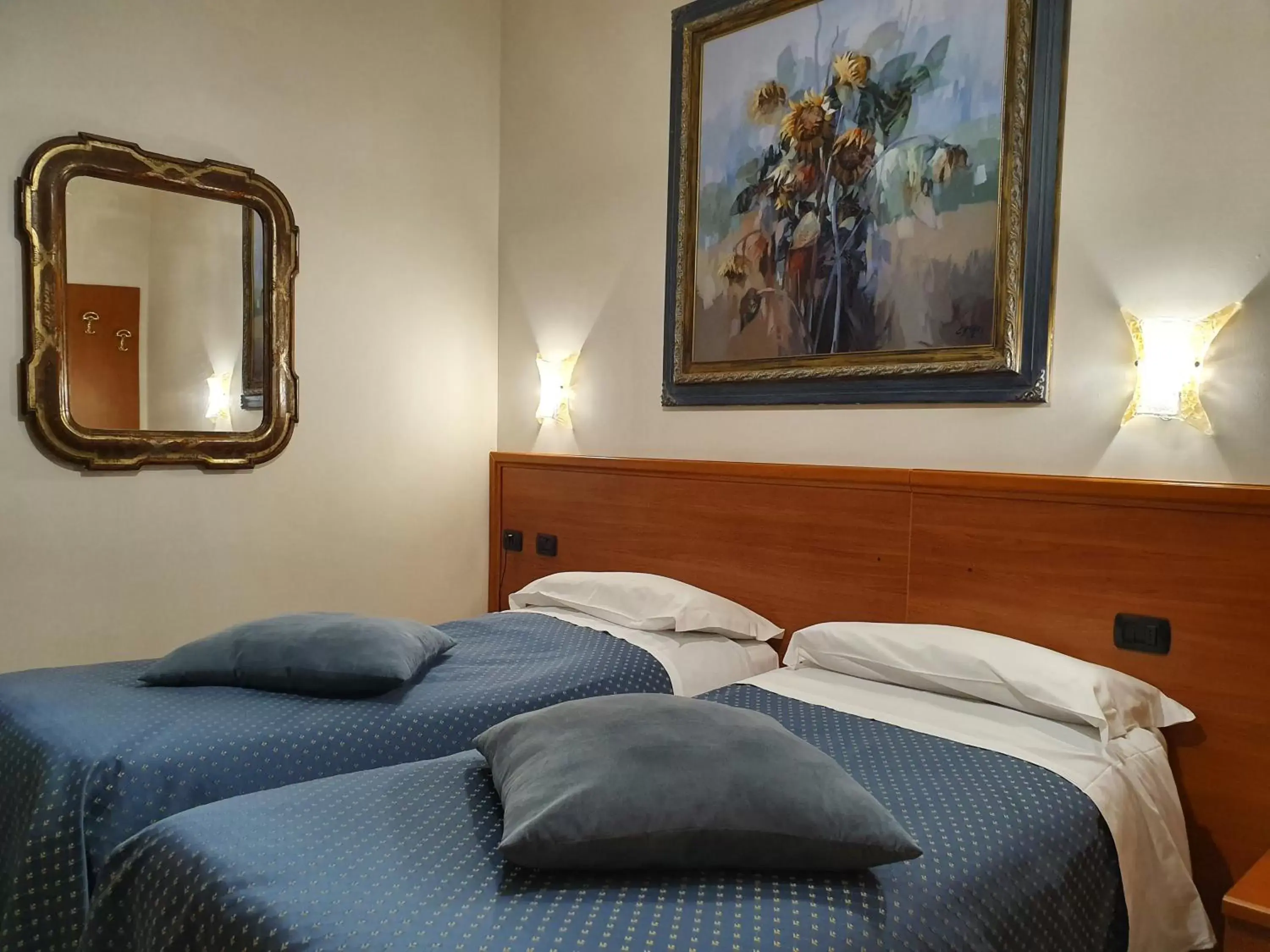 Bed in Hotel San Giorgio