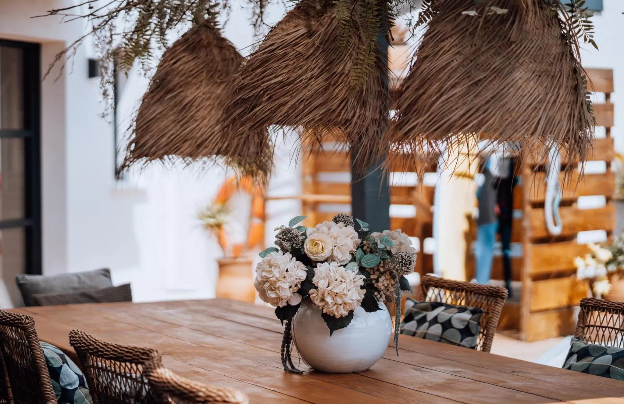 Patio in Biarritz Surf Lodge Chambre d'hôtes