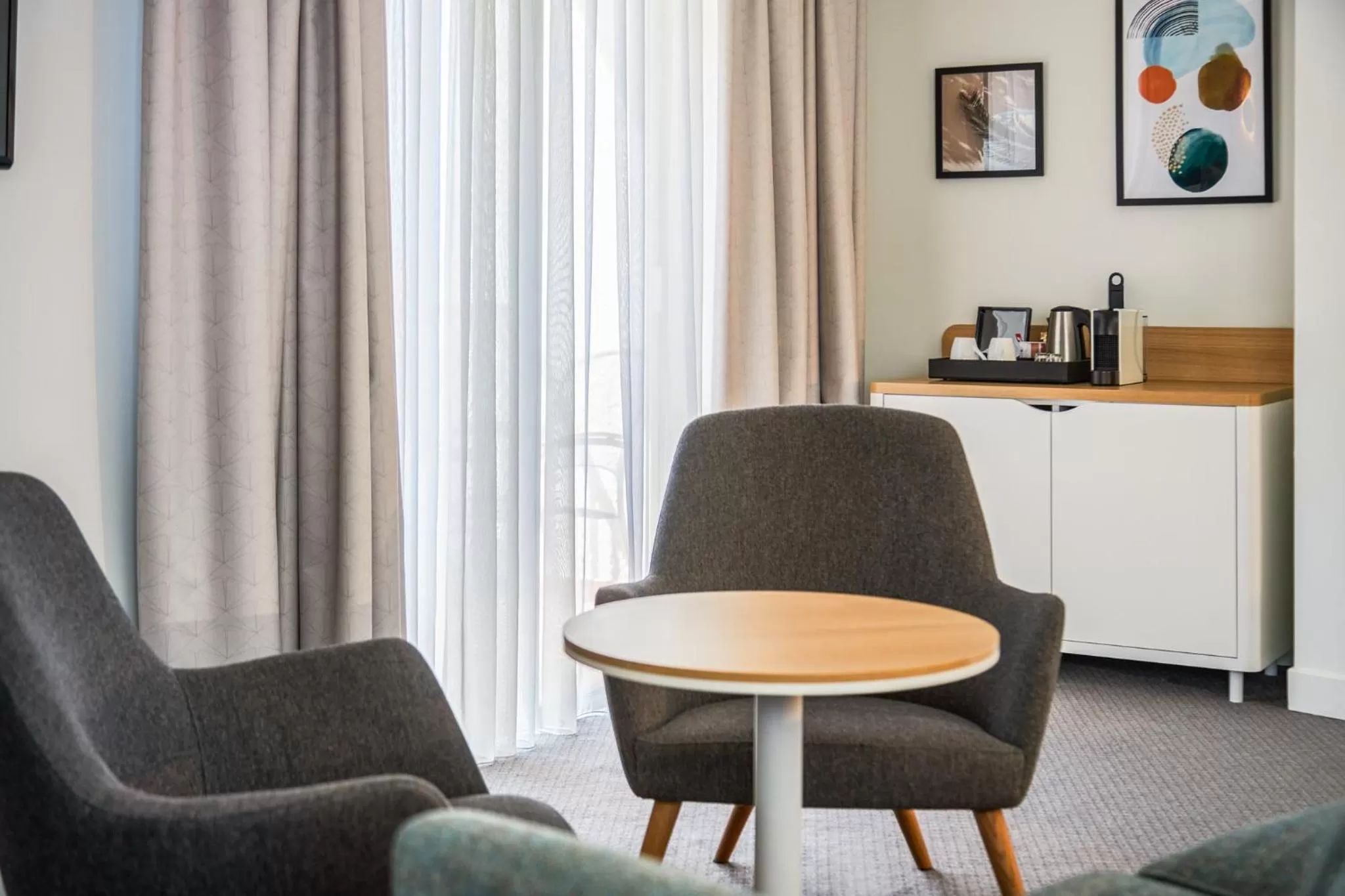 King Suite with Balcony and Pool View in Holiday Inn Perpignan, an IHG Hotel